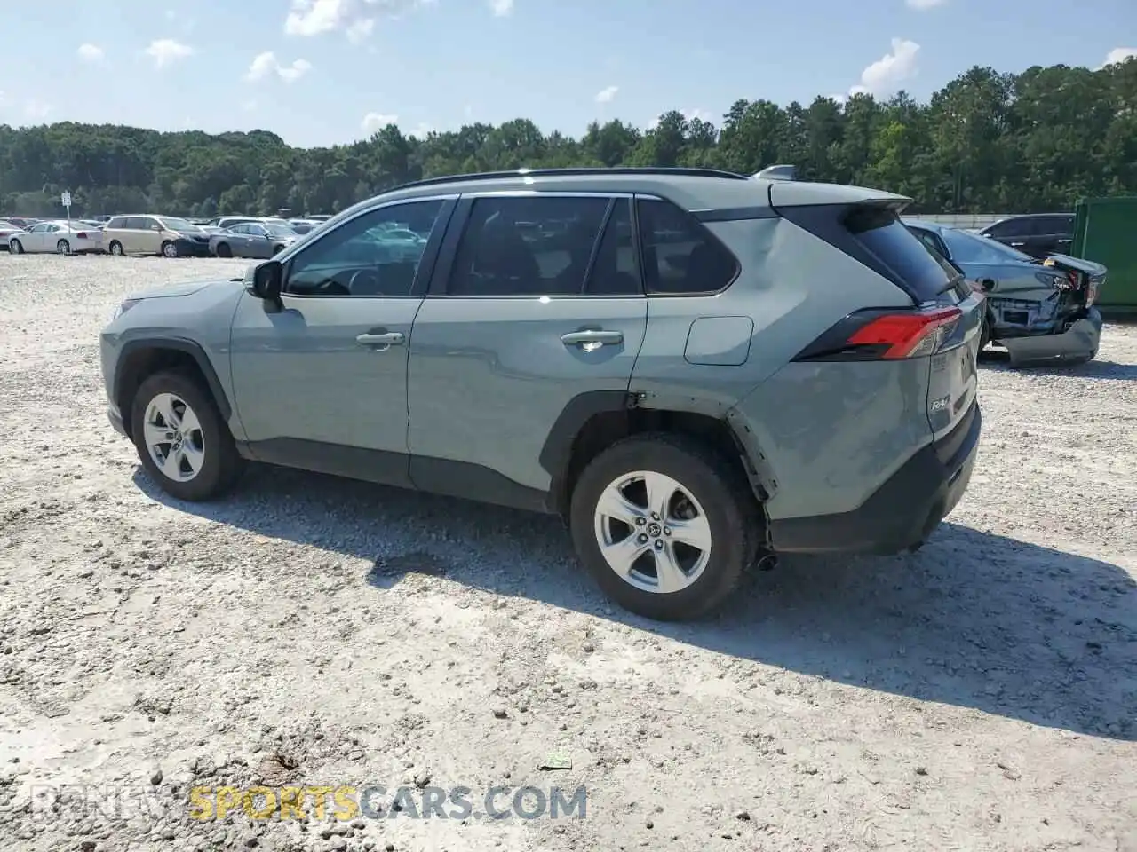 2 Photograph of a damaged car 2T3W1RFV7MC087199 TOYOTA RAV4 2021