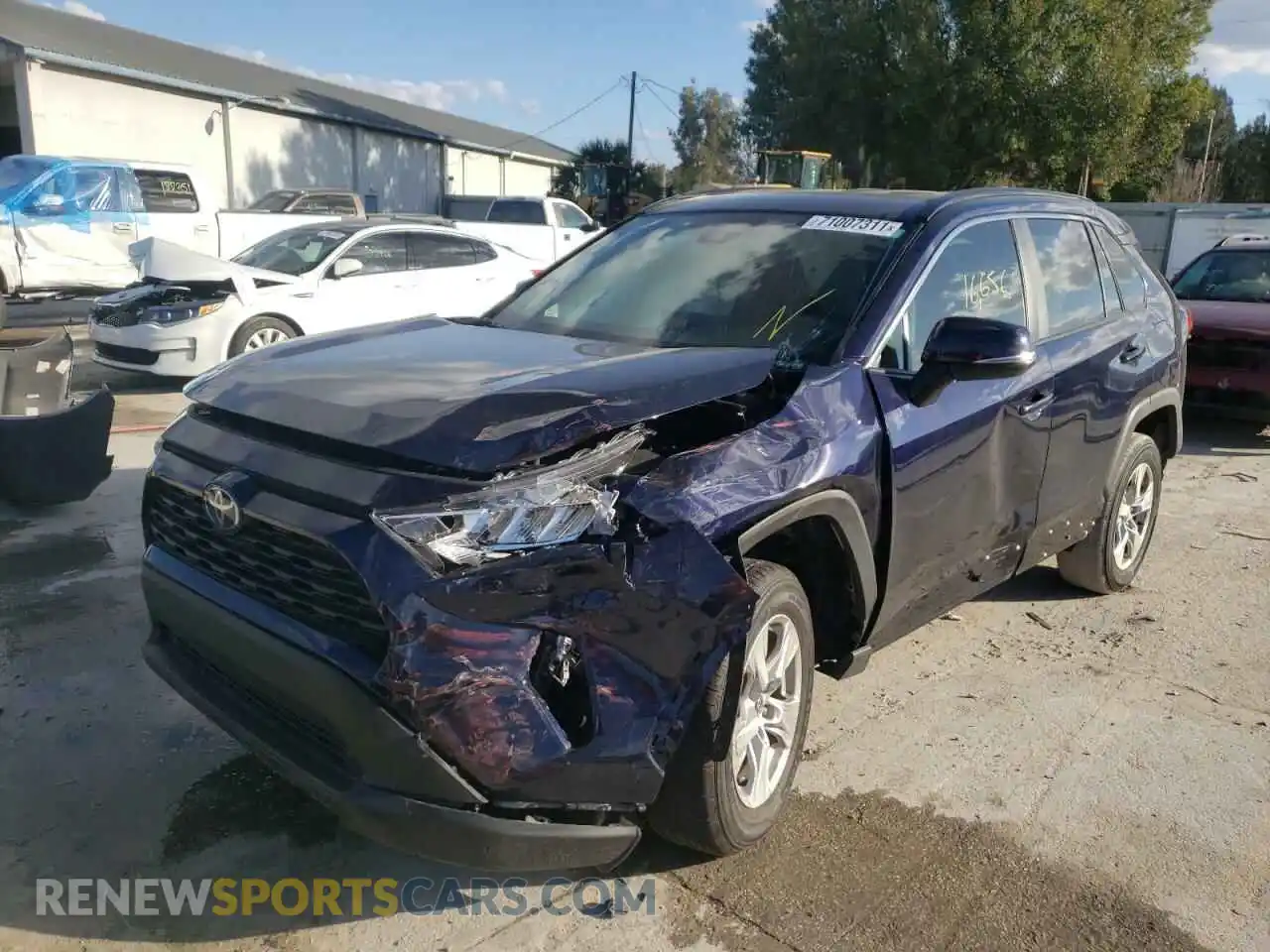 2 Фотография поврежденного автомобиля 2T3W1RFV7MC088353 TOYOTA RAV4 2021