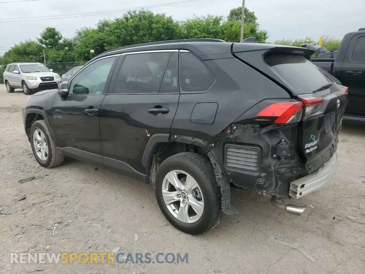2 Photograph of a damaged car 2T3W1RFV7MC096789 TOYOTA RAV4 2021