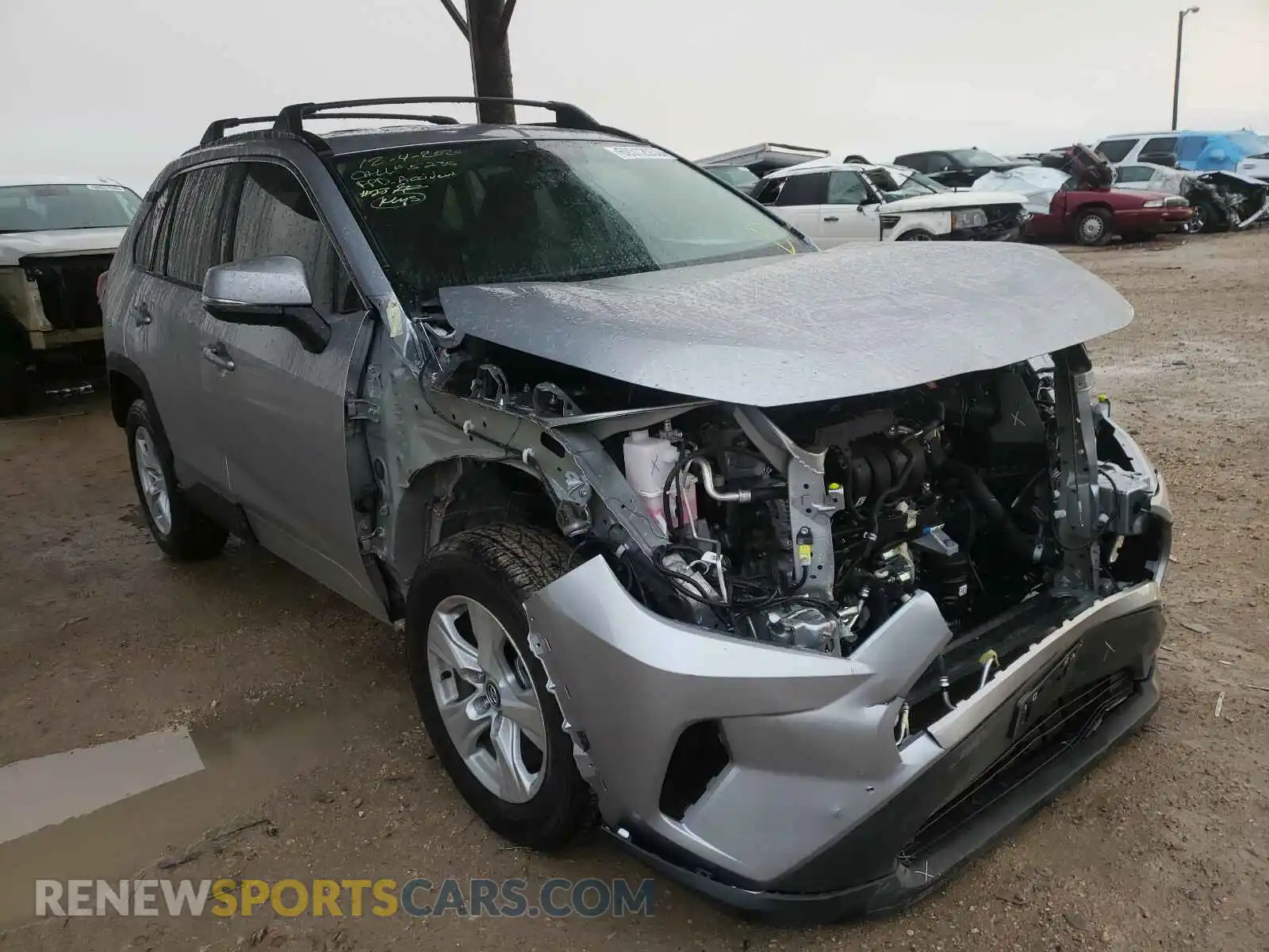 1 Photograph of a damaged car 2T3W1RFV7MC097280 TOYOTA RAV4 2021