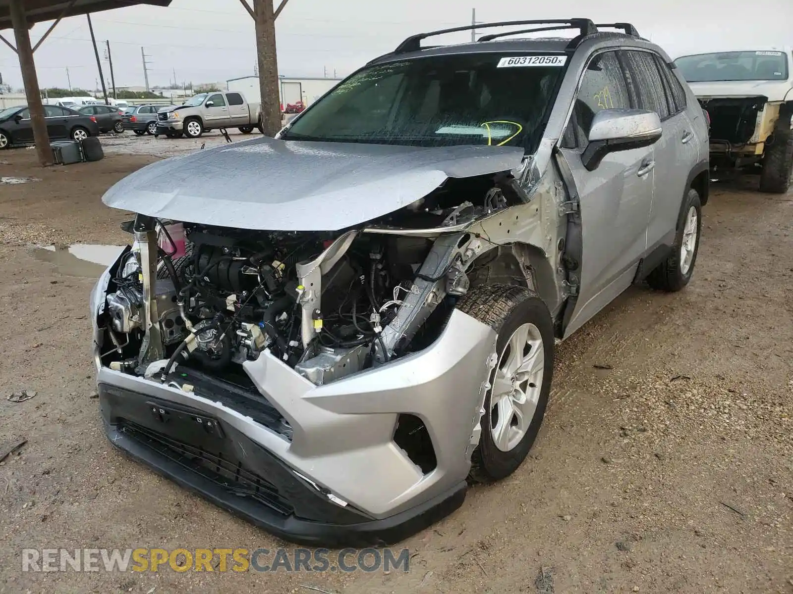 2 Photograph of a damaged car 2T3W1RFV7MC097280 TOYOTA RAV4 2021