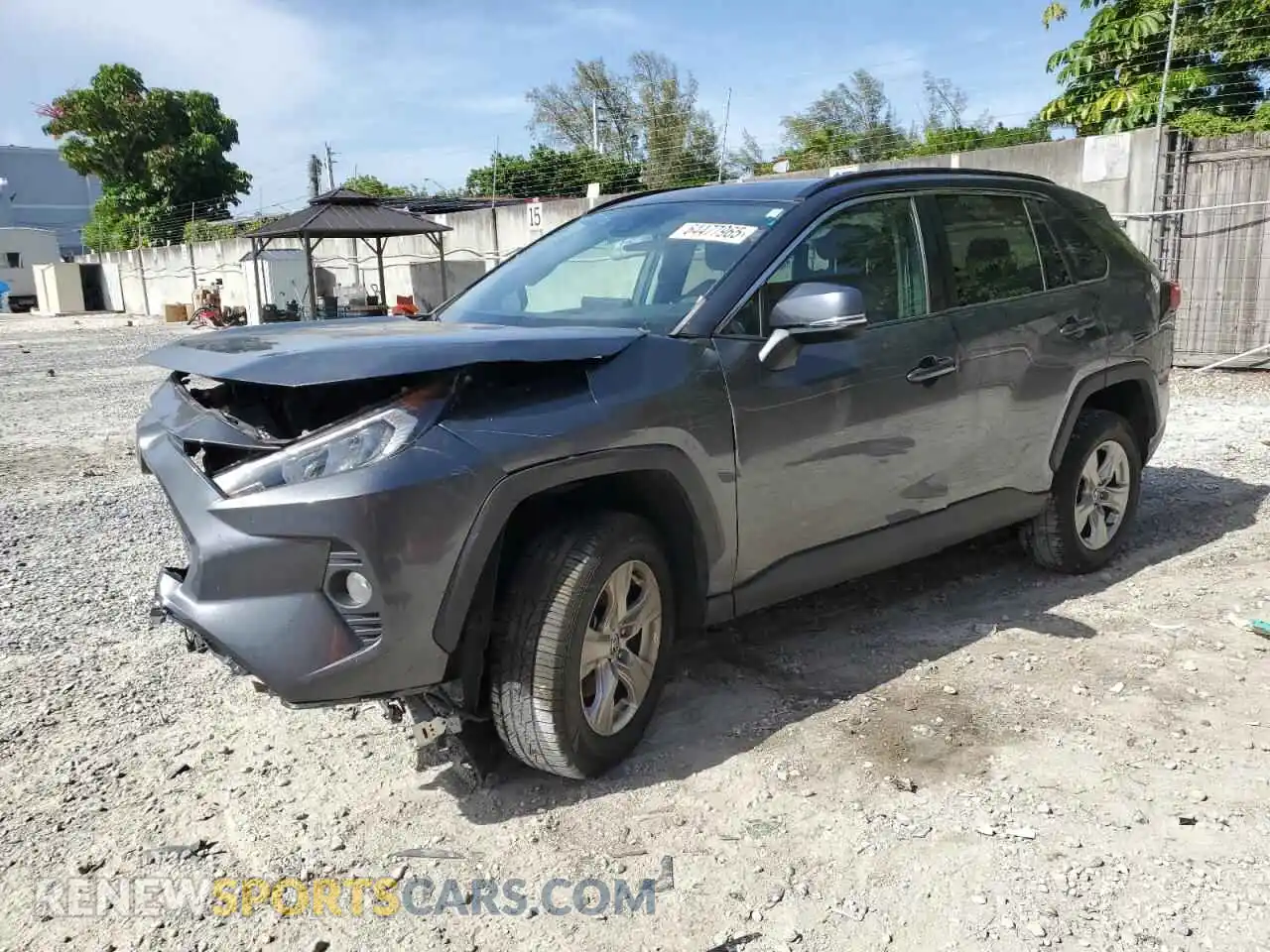 1 Photograph of a damaged car 2T3W1RFV7MC114479 TOYOTA RAV4 2021