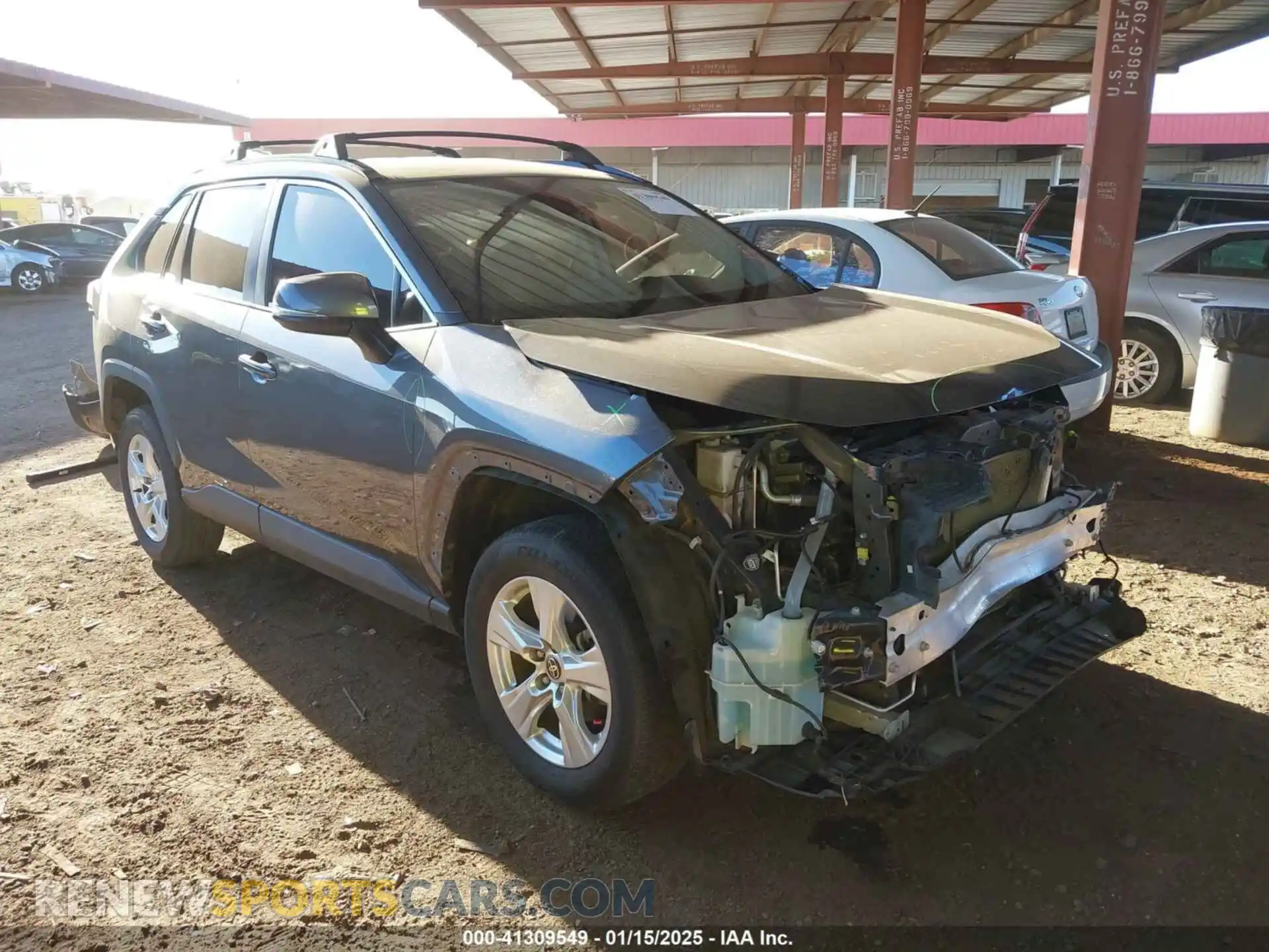 1 Photograph of a damaged car 2T3W1RFV7MC123408 TOYOTA RAV4 2021