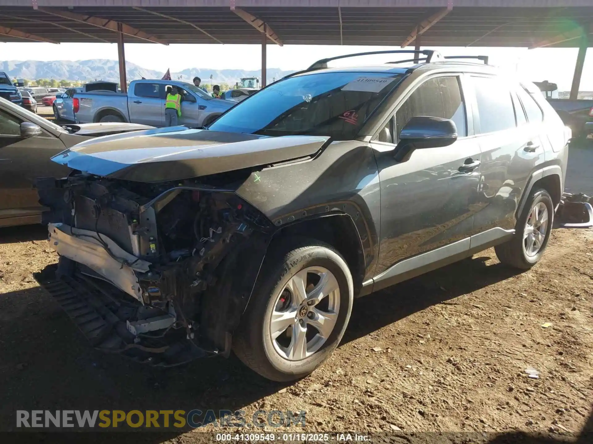 2 Photograph of a damaged car 2T3W1RFV7MC123408 TOYOTA RAV4 2021