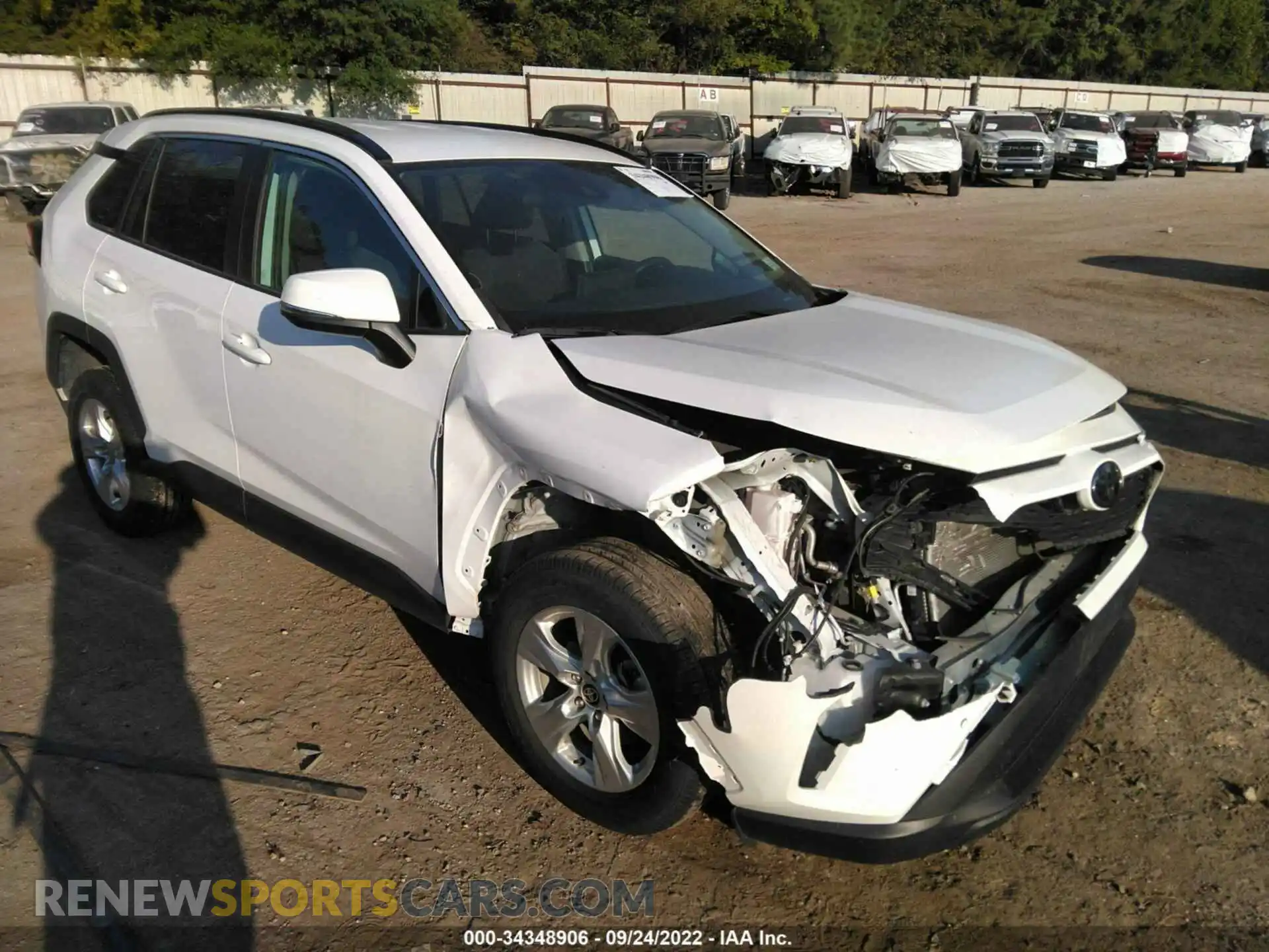 1 Photograph of a damaged car 2T3W1RFV7MC126406 TOYOTA RAV4 2021