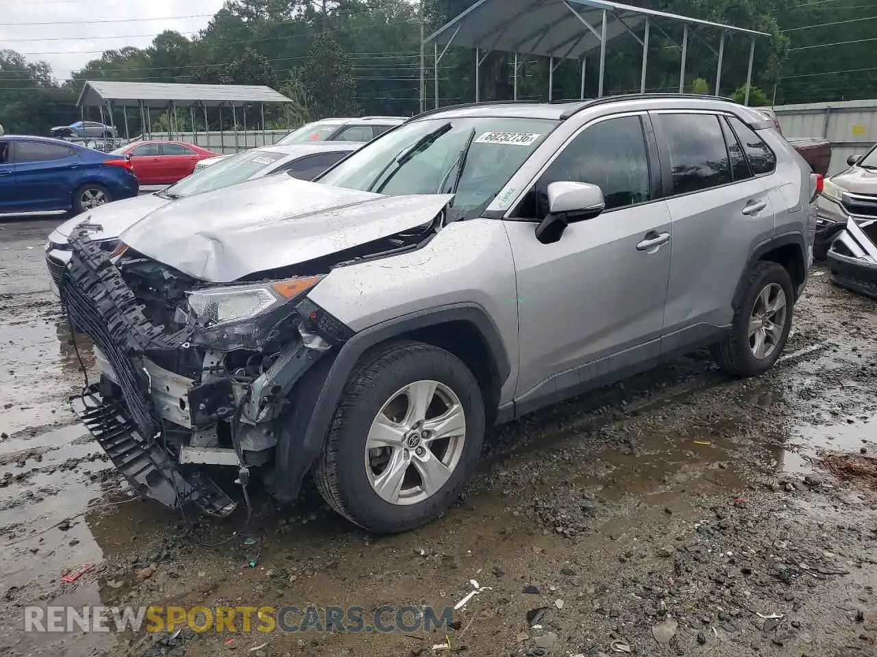 1 Photograph of a damaged car 2T3W1RFV7MC128222 TOYOTA RAV4 2021