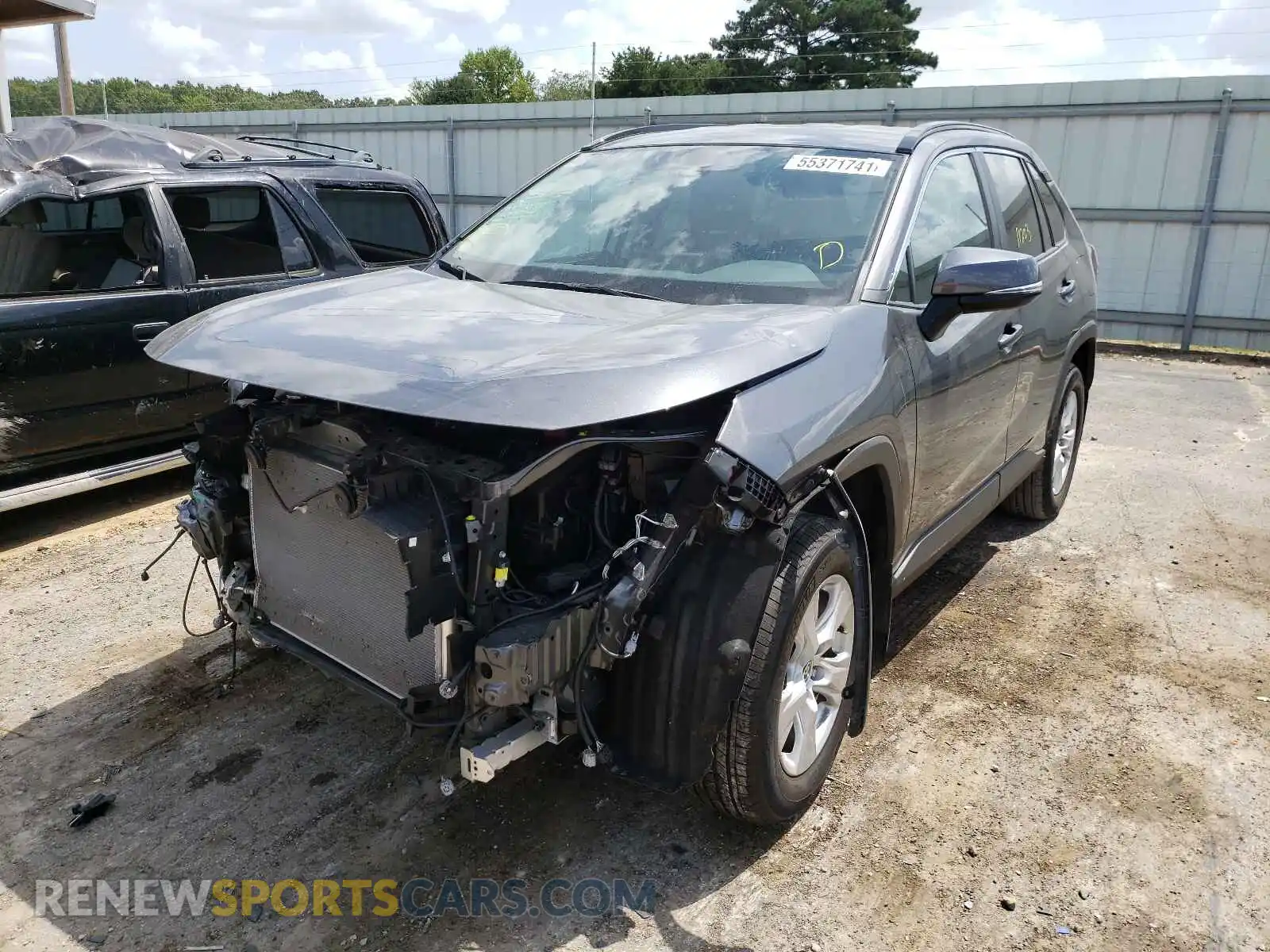 2 Photograph of a damaged car 2T3W1RFV7MC133341 TOYOTA RAV4 2021