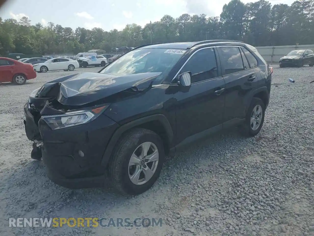1 Photograph of a damaged car 2T3W1RFV7MC158398 TOYOTA RAV4 2021