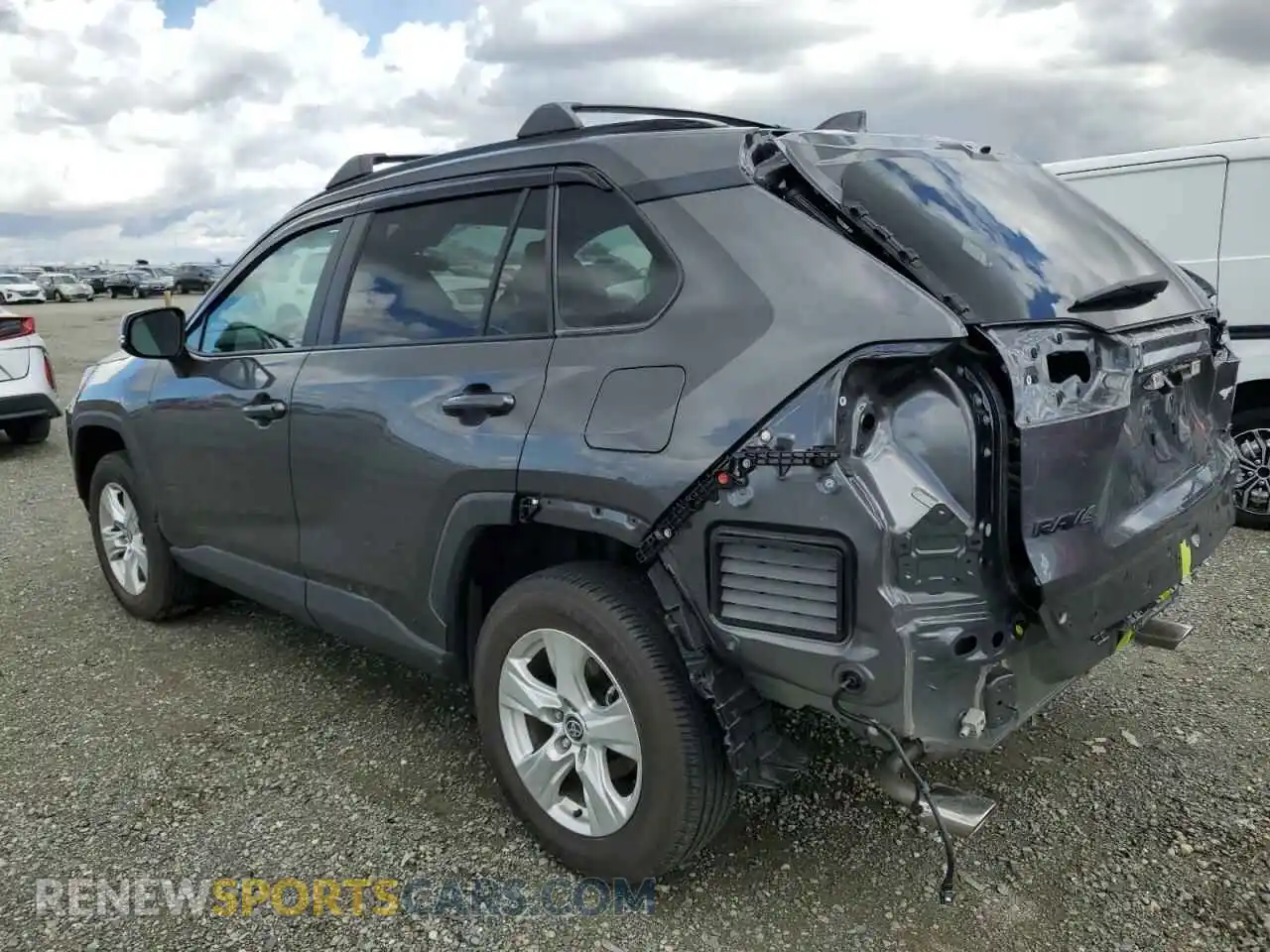 2 Photograph of a damaged car 2T3W1RFV7MC165853 TOYOTA RAV4 2021