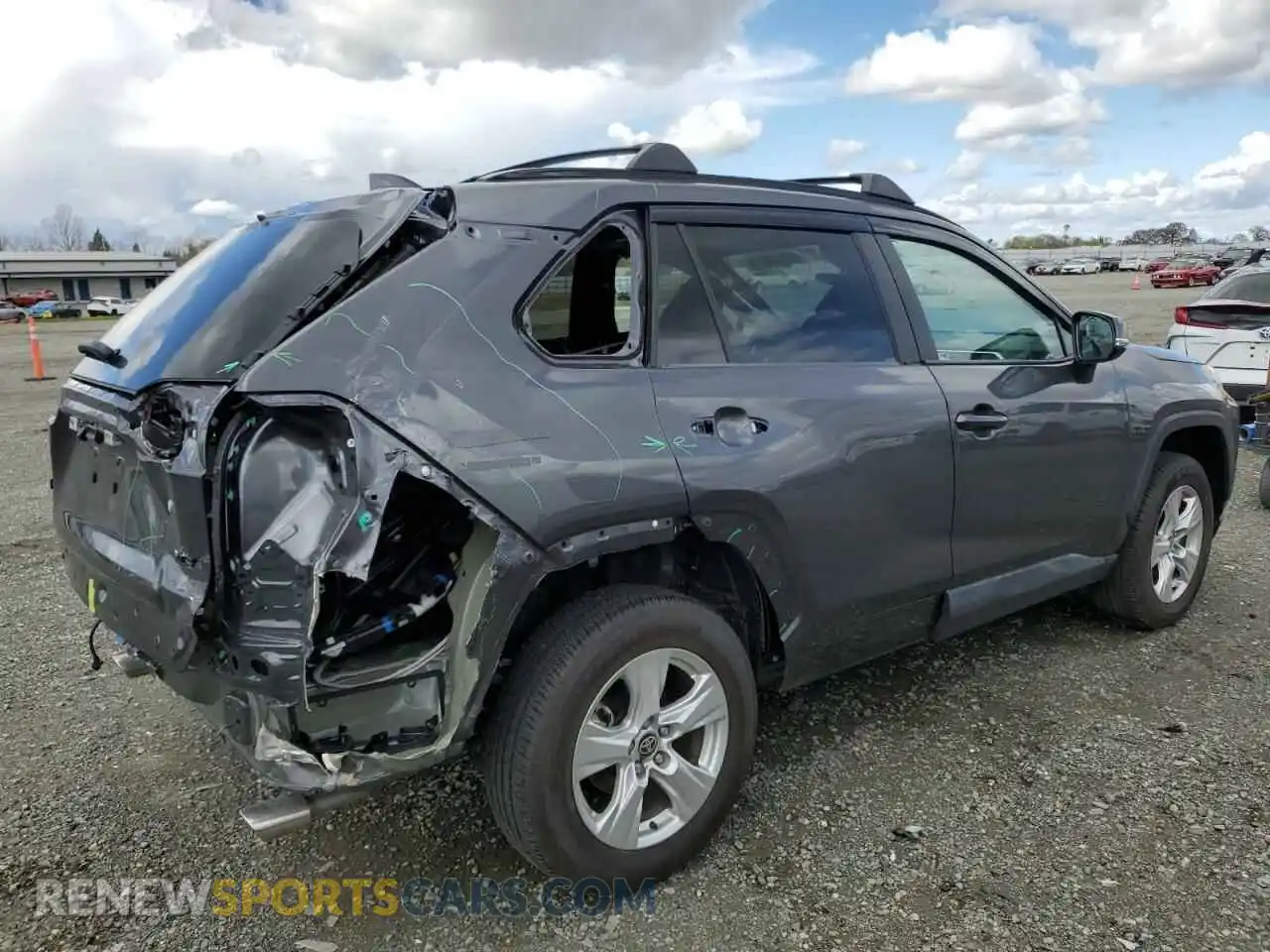 3 Photograph of a damaged car 2T3W1RFV7MC165853 TOYOTA RAV4 2021