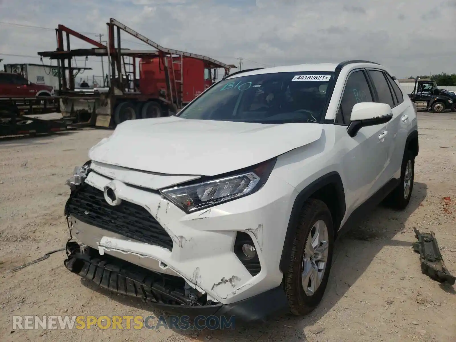 2 Photograph of a damaged car 2T3W1RFV7MW107093 TOYOTA RAV4 2021