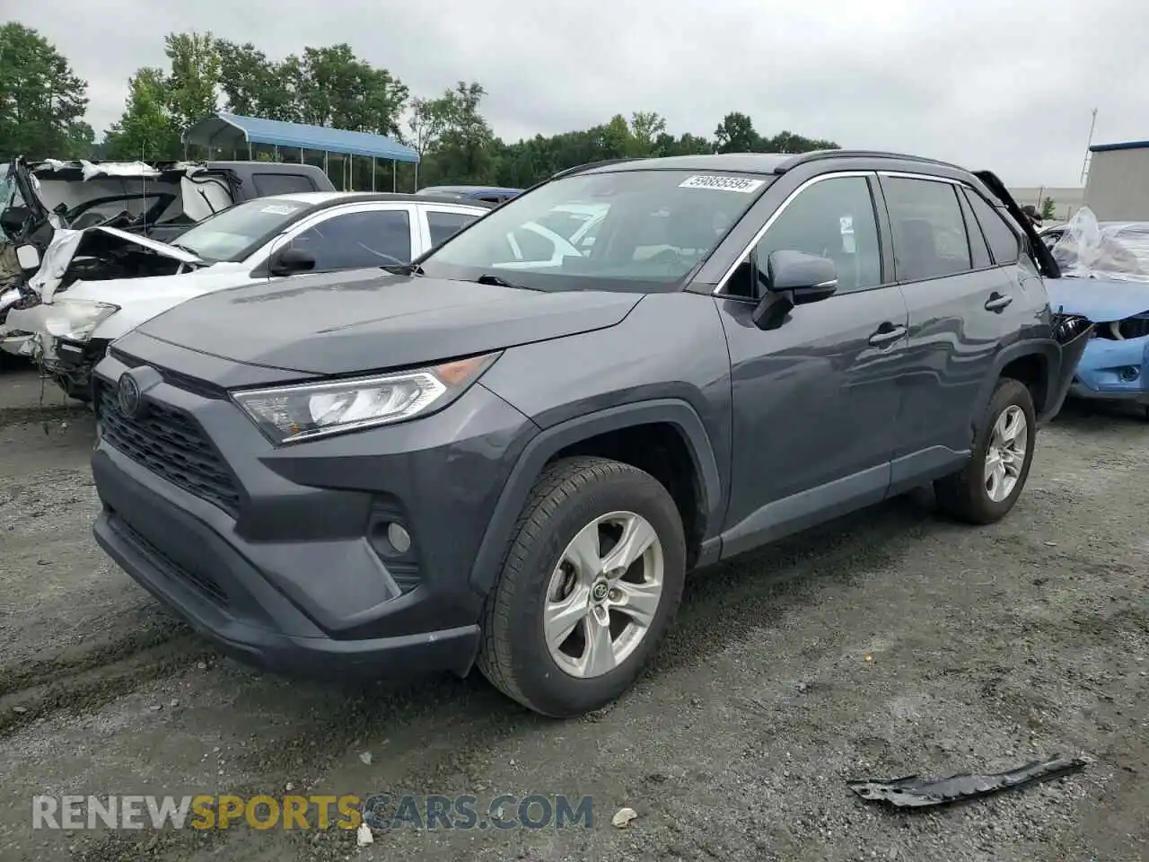 1 Photograph of a damaged car 2T3W1RFV7MW109006 TOYOTA RAV4 2021