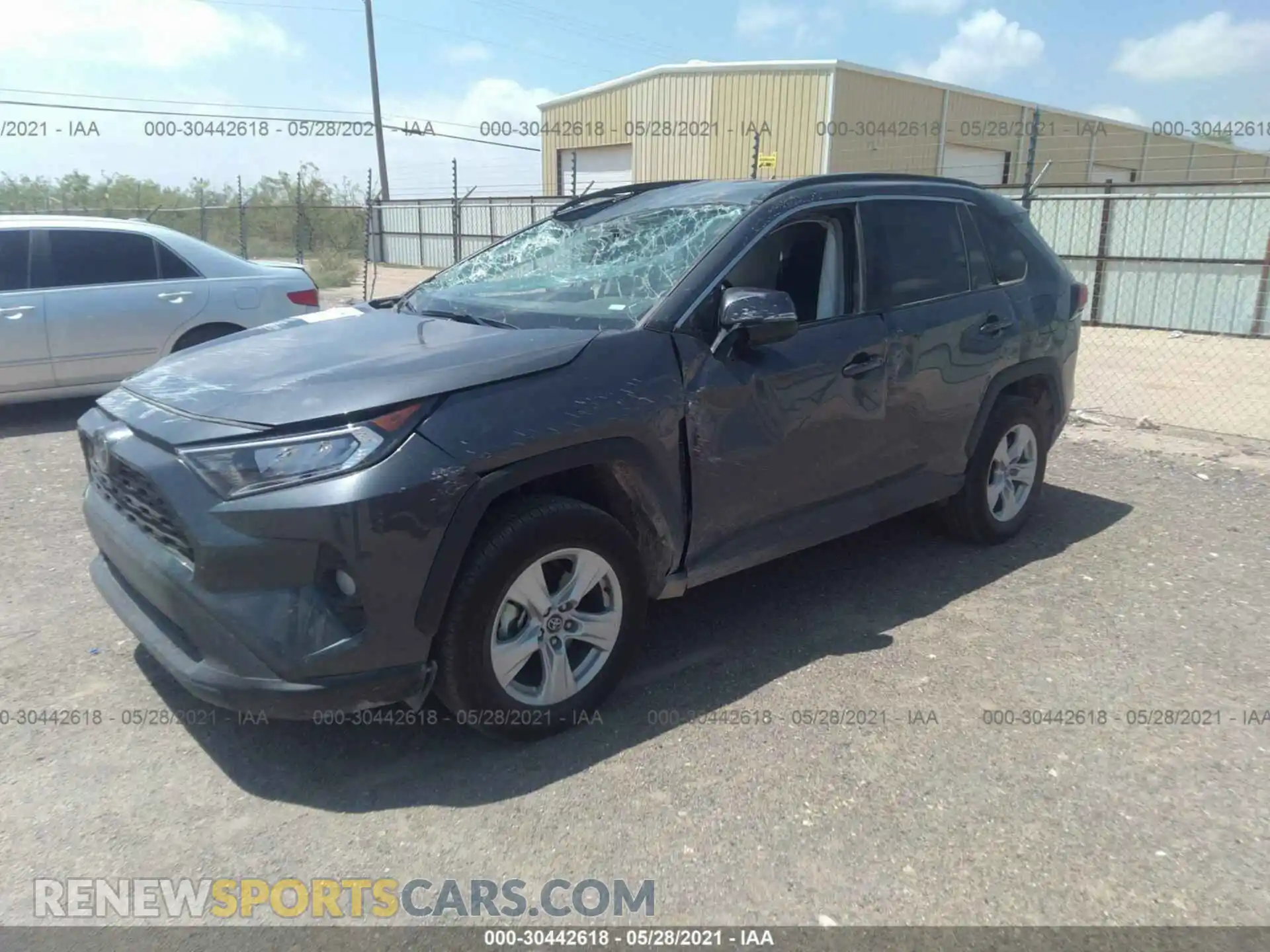2 Photograph of a damaged car 2T3W1RFV7MW116117 TOYOTA RAV4 2021