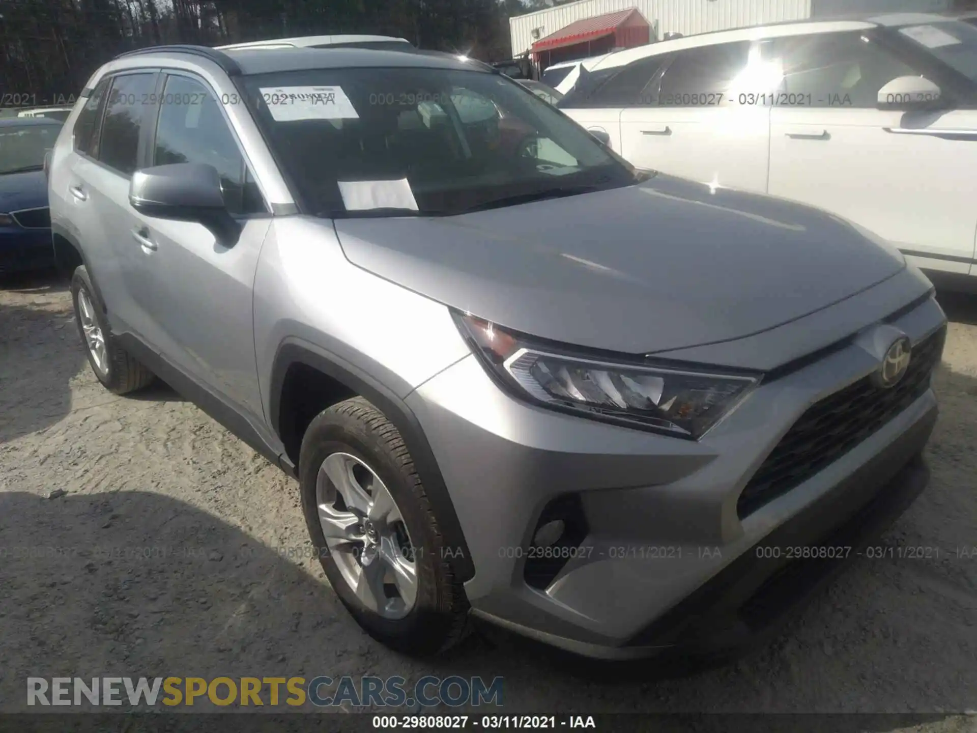 1 Photograph of a damaged car 2T3W1RFV7MW117204 TOYOTA RAV4 2021