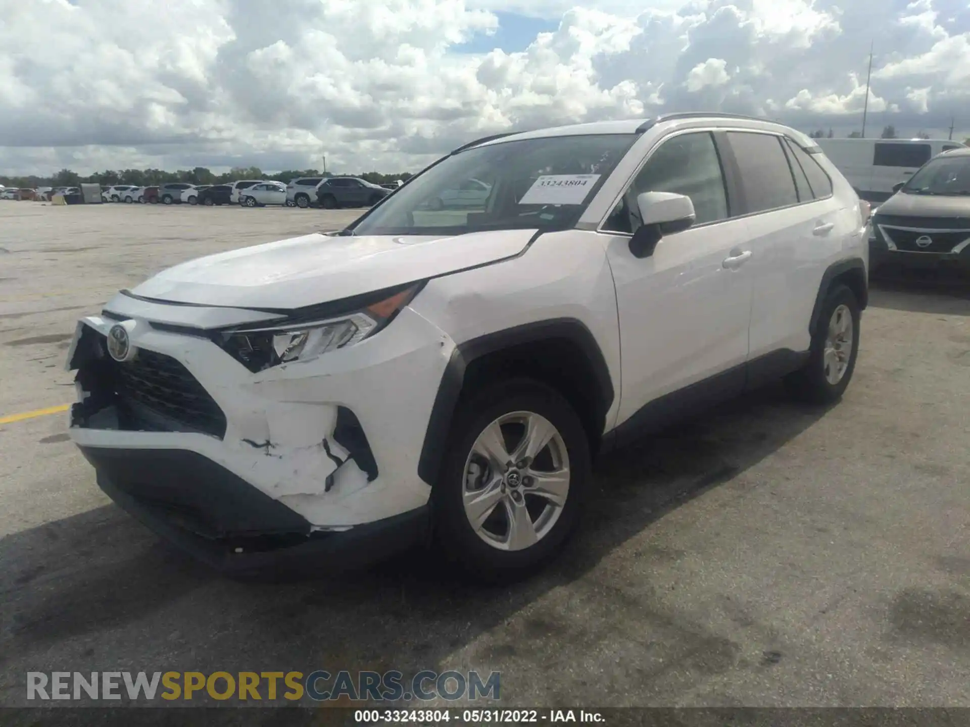 2 Photograph of a damaged car 2T3W1RFV7MW117445 TOYOTA RAV4 2021
