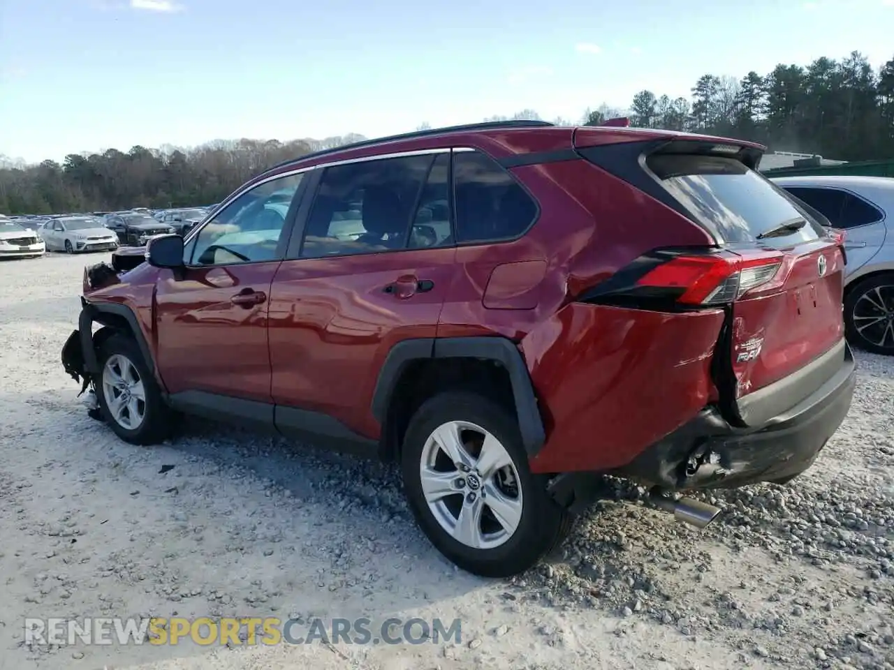 2 Photograph of a damaged car 2T3W1RFV7MW120054 TOYOTA RAV4 2021
