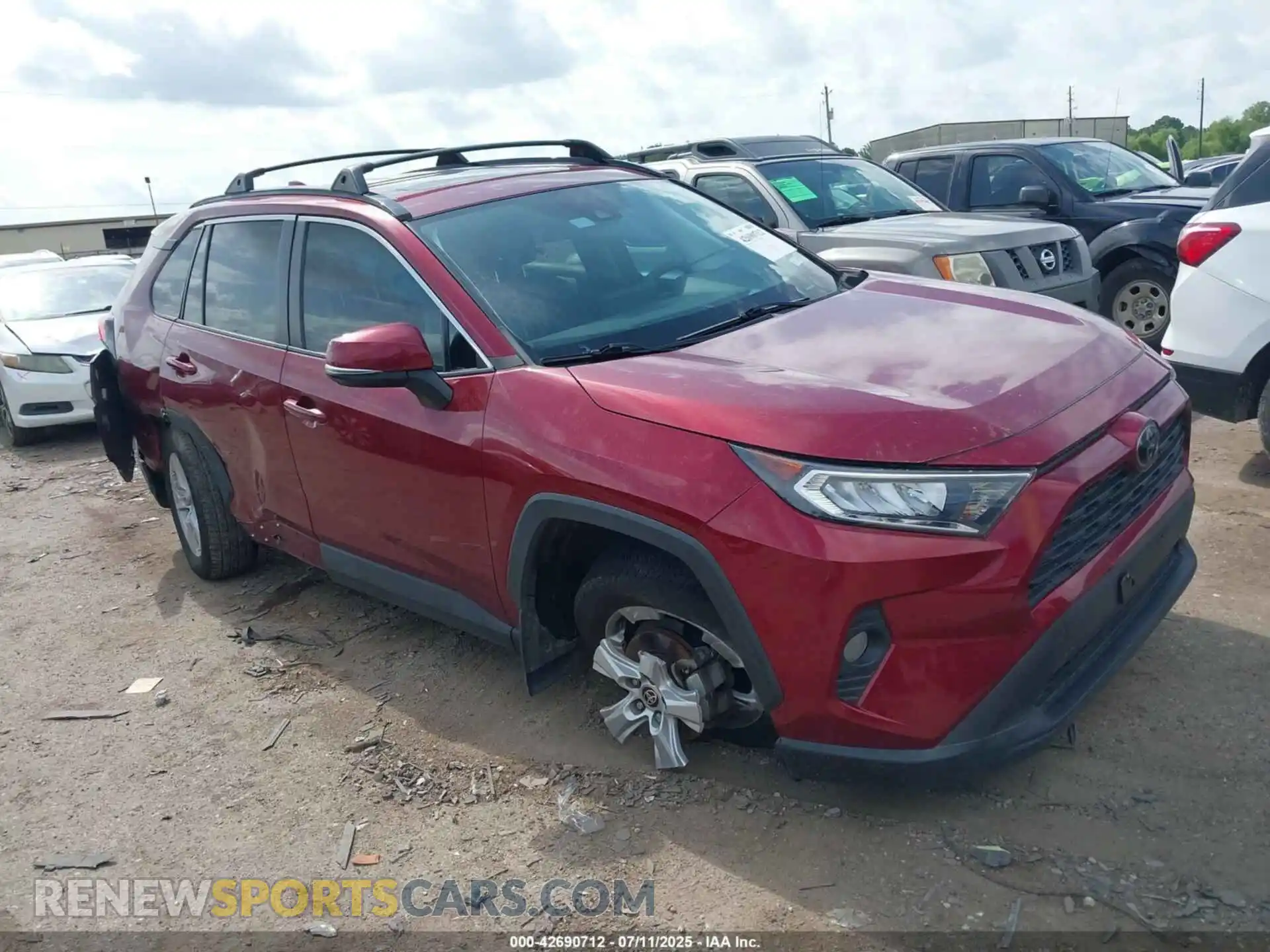 1 Photograph of a damaged car 2T3W1RFV7MW129756 TOYOTA RAV4 2021