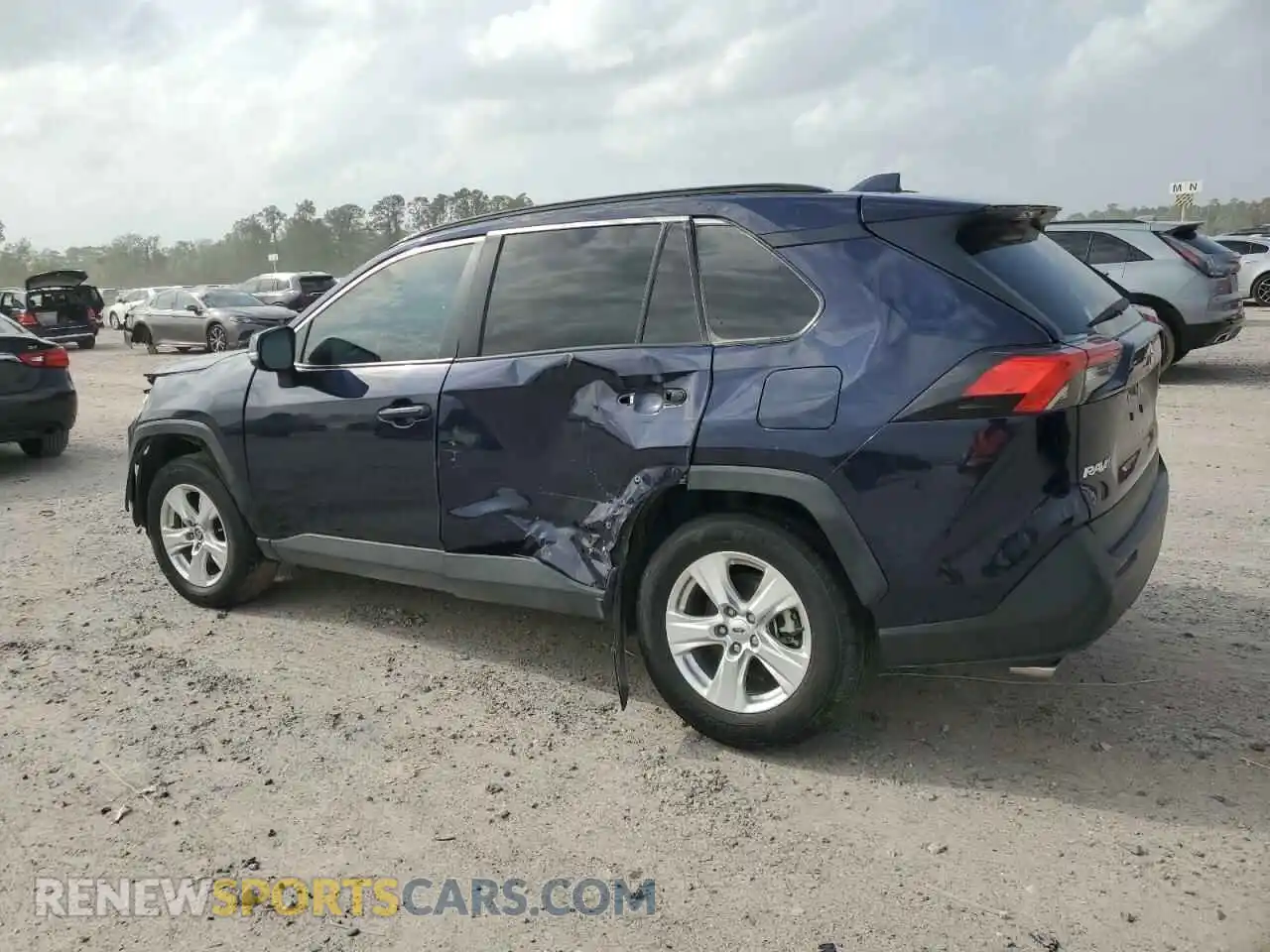 2 Photograph of a damaged car 2T3W1RFV7MW133029 TOYOTA RAV4 2021