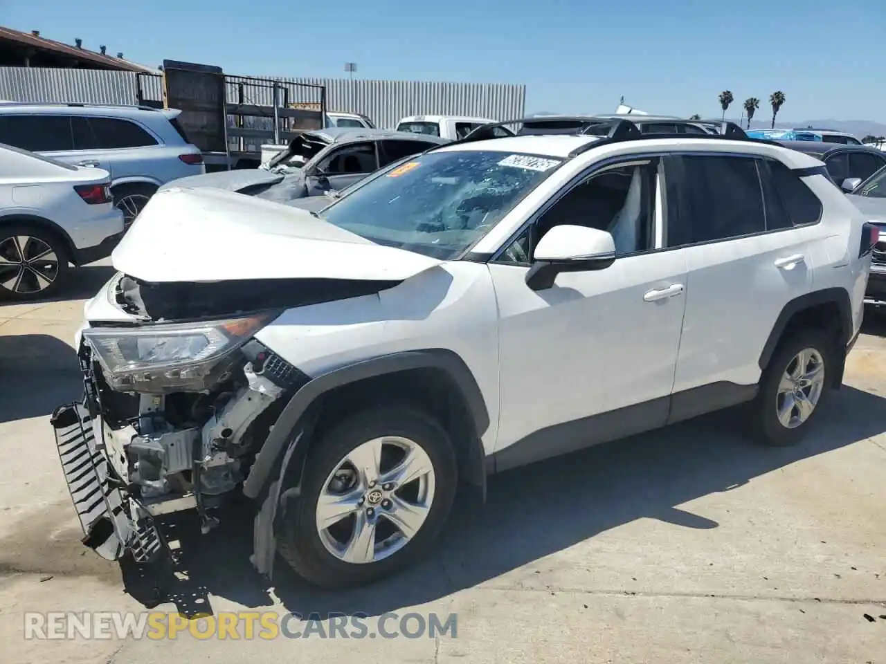 1 Photograph of a damaged car 2T3W1RFV7MW134004 TOYOTA RAV4 2021