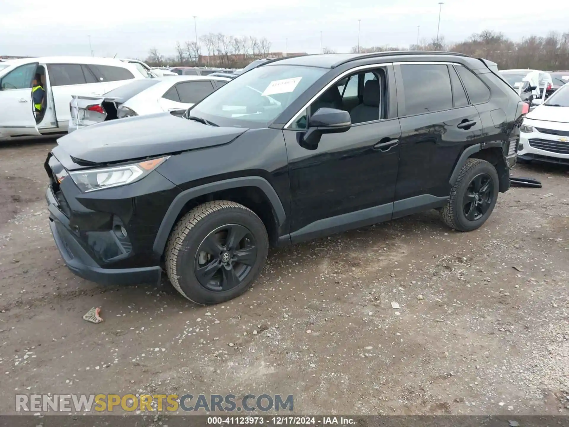 2 Photograph of a damaged car 2T3W1RFV7MW135976 TOYOTA RAV4 2021