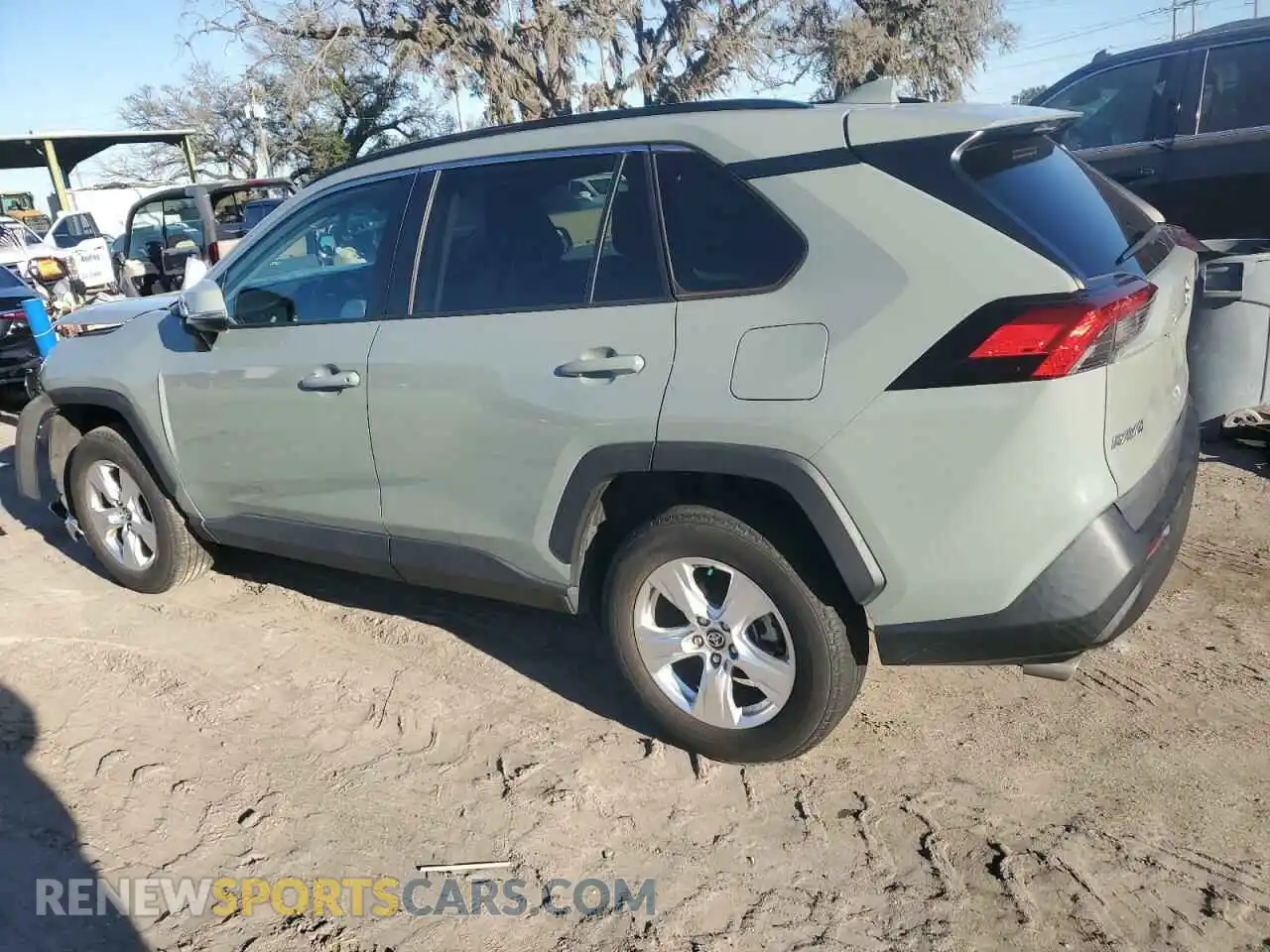 2 Photograph of a damaged car 2T3W1RFV7MW148520 TOYOTA RAV4 2021