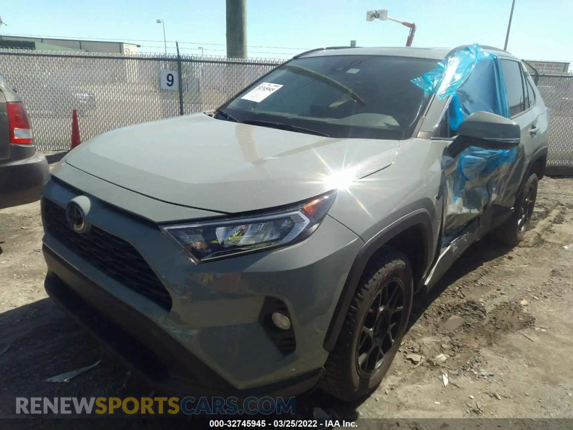 2 Photograph of a damaged car 2T3W1RFV7MW158013 TOYOTA RAV4 2021