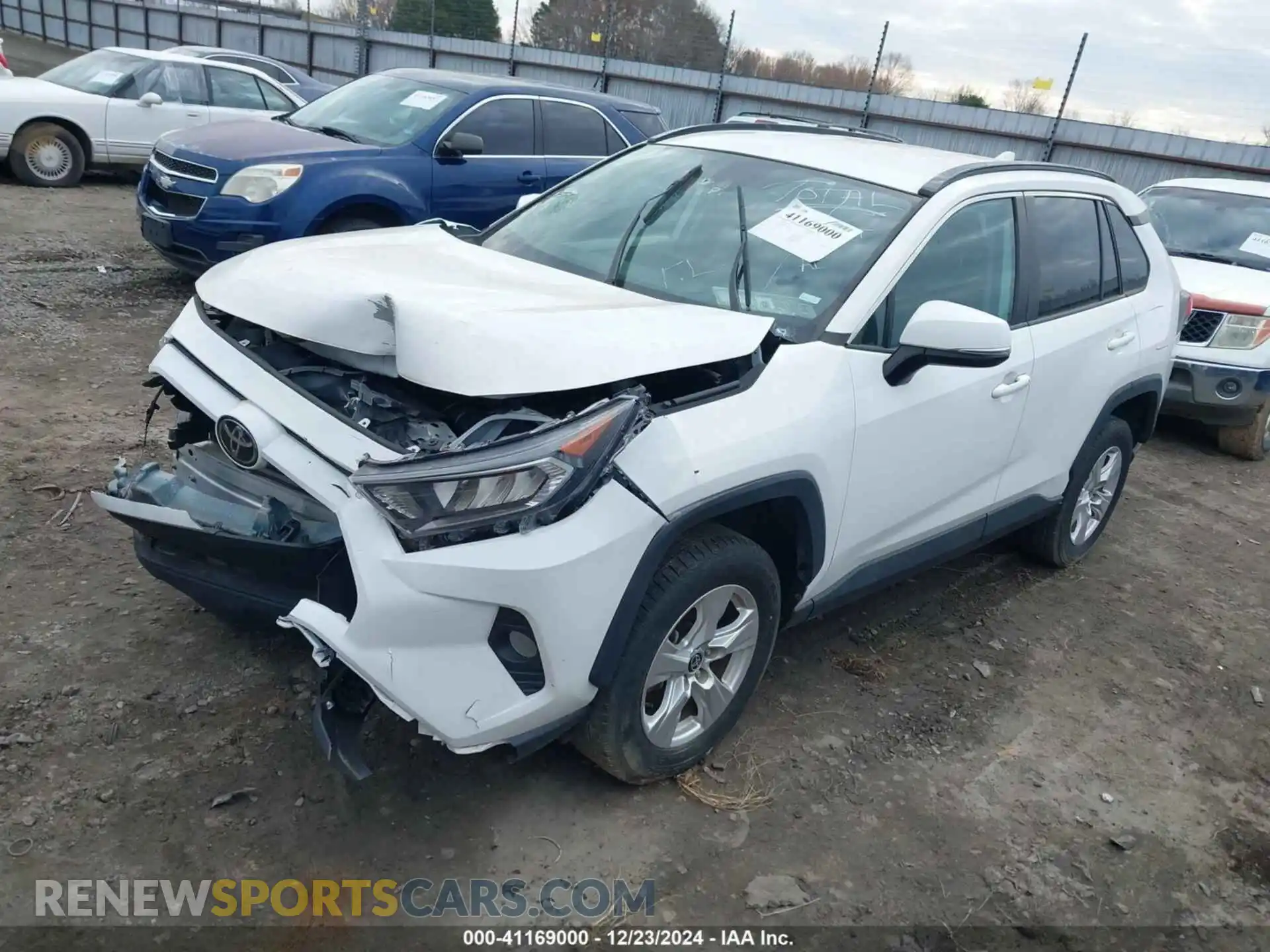 2 Photograph of a damaged car 2T3W1RFV7MW160697 TOYOTA RAV4 2021