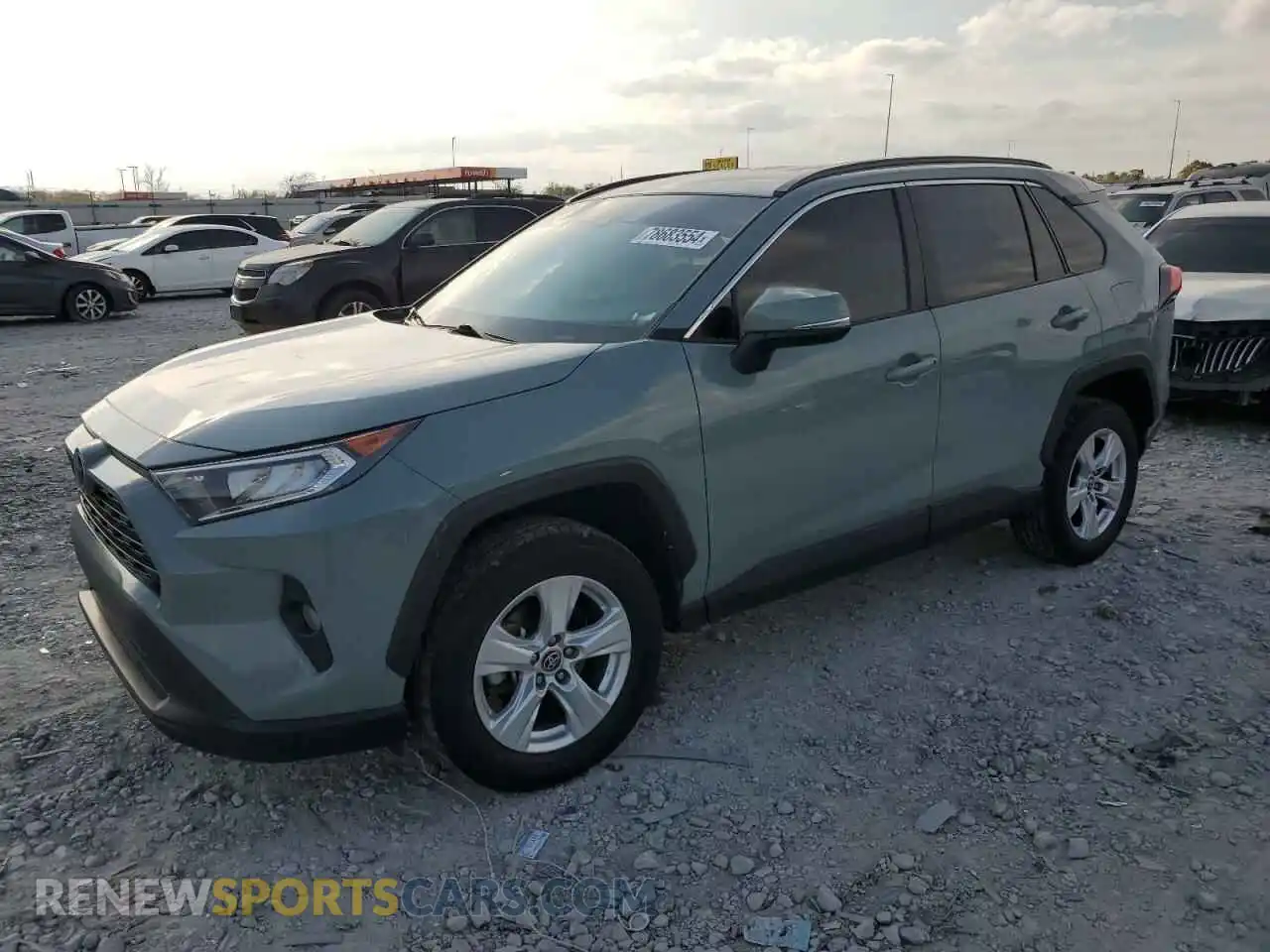 1 Photograph of a damaged car 2T3W1RFV7MW160991 TOYOTA RAV4 2021