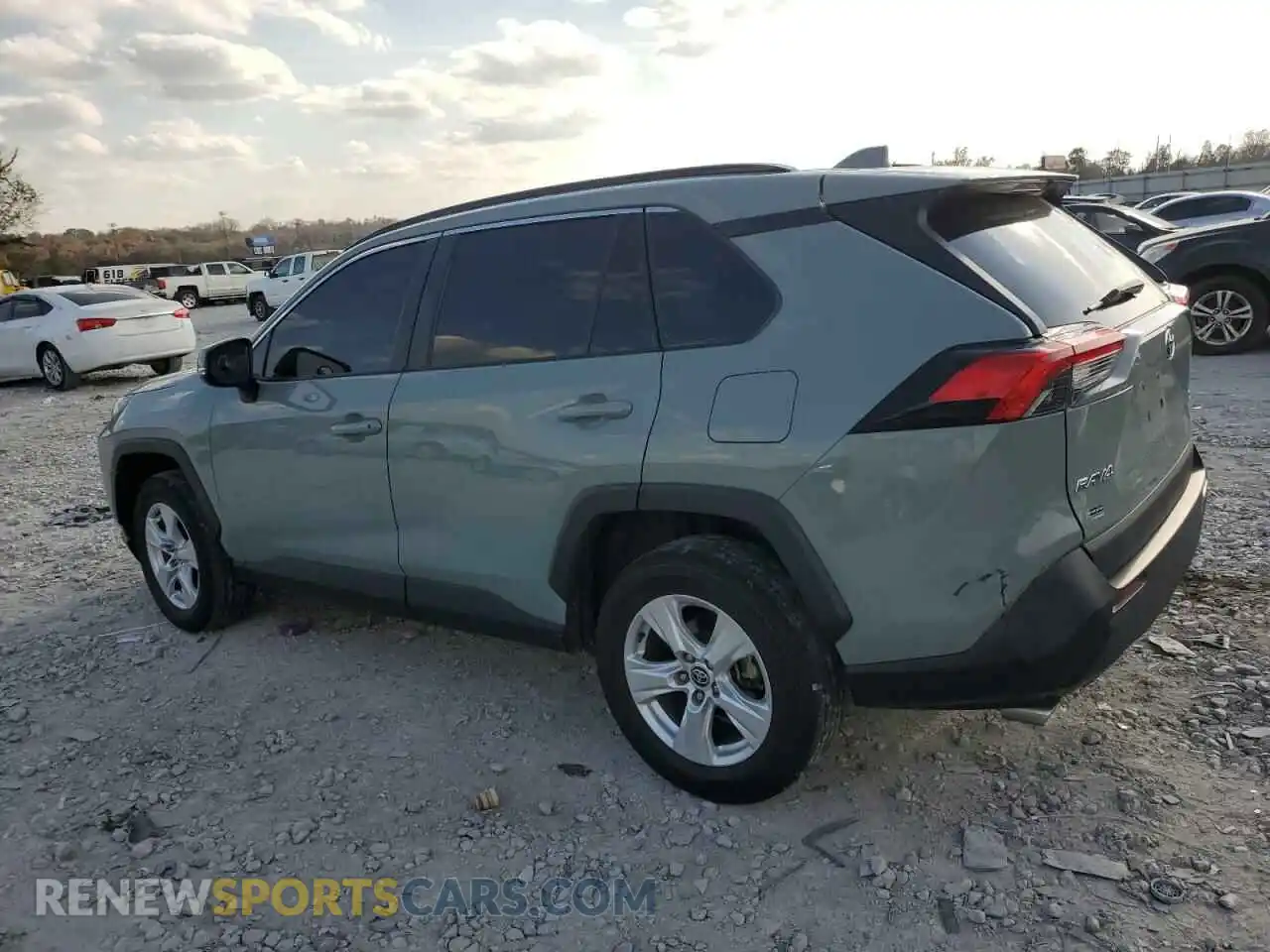 2 Photograph of a damaged car 2T3W1RFV7MW160991 TOYOTA RAV4 2021