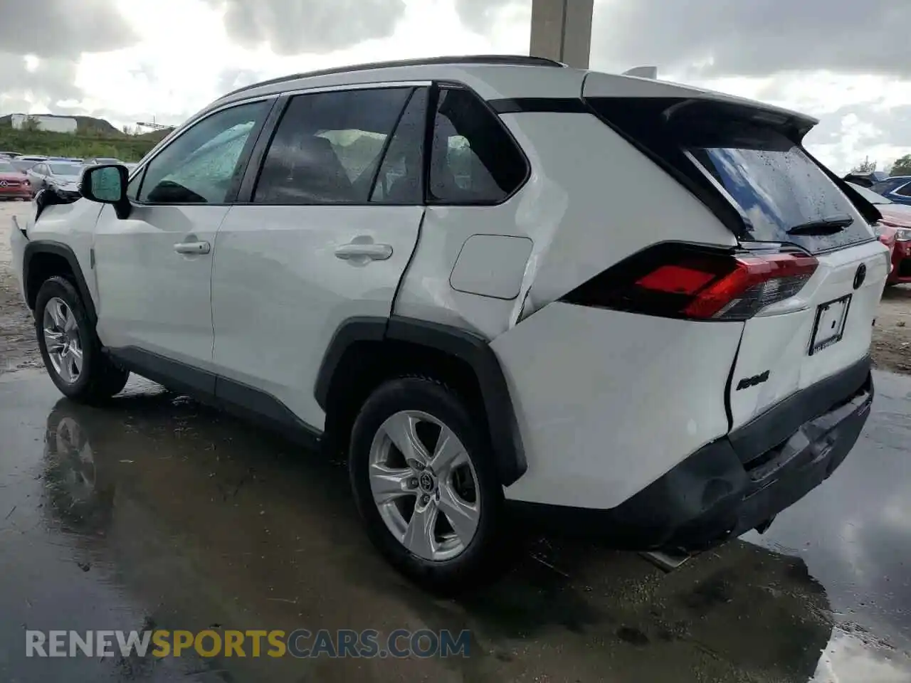 2 Photograph of a damaged car 2T3W1RFV7MW163275 TOYOTA RAV4 2021