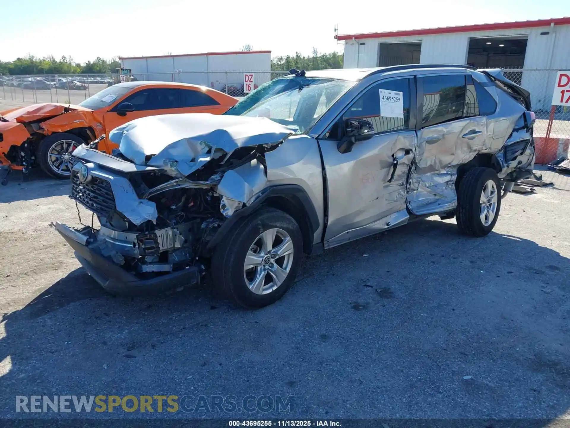 2 Photograph of a damaged car 2T3W1RFV7MW170243 TOYOTA RAV4 2021