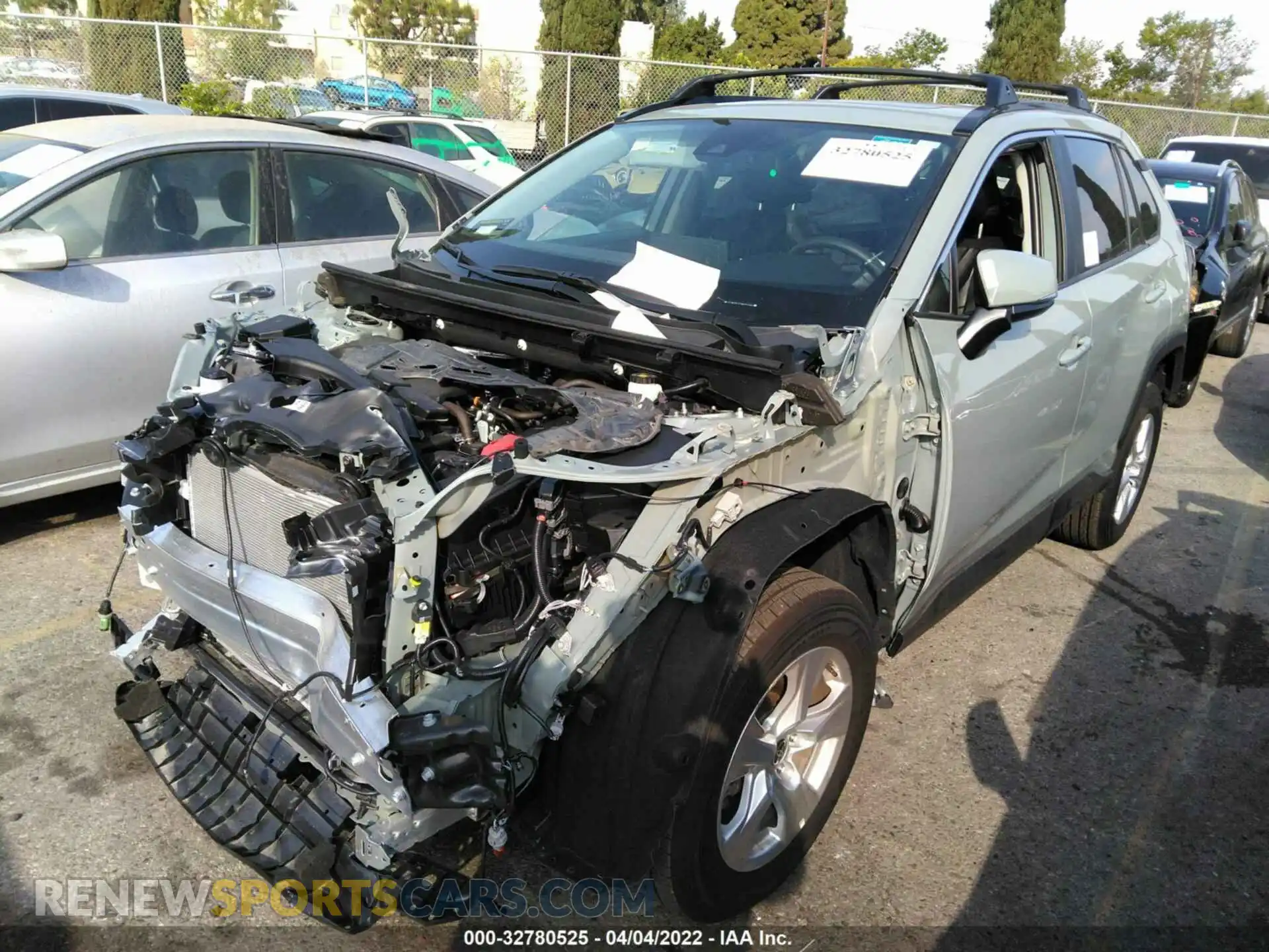 2 Photograph of a damaged car 2T3W1RFV7MW182084 TOYOTA RAV4 2021