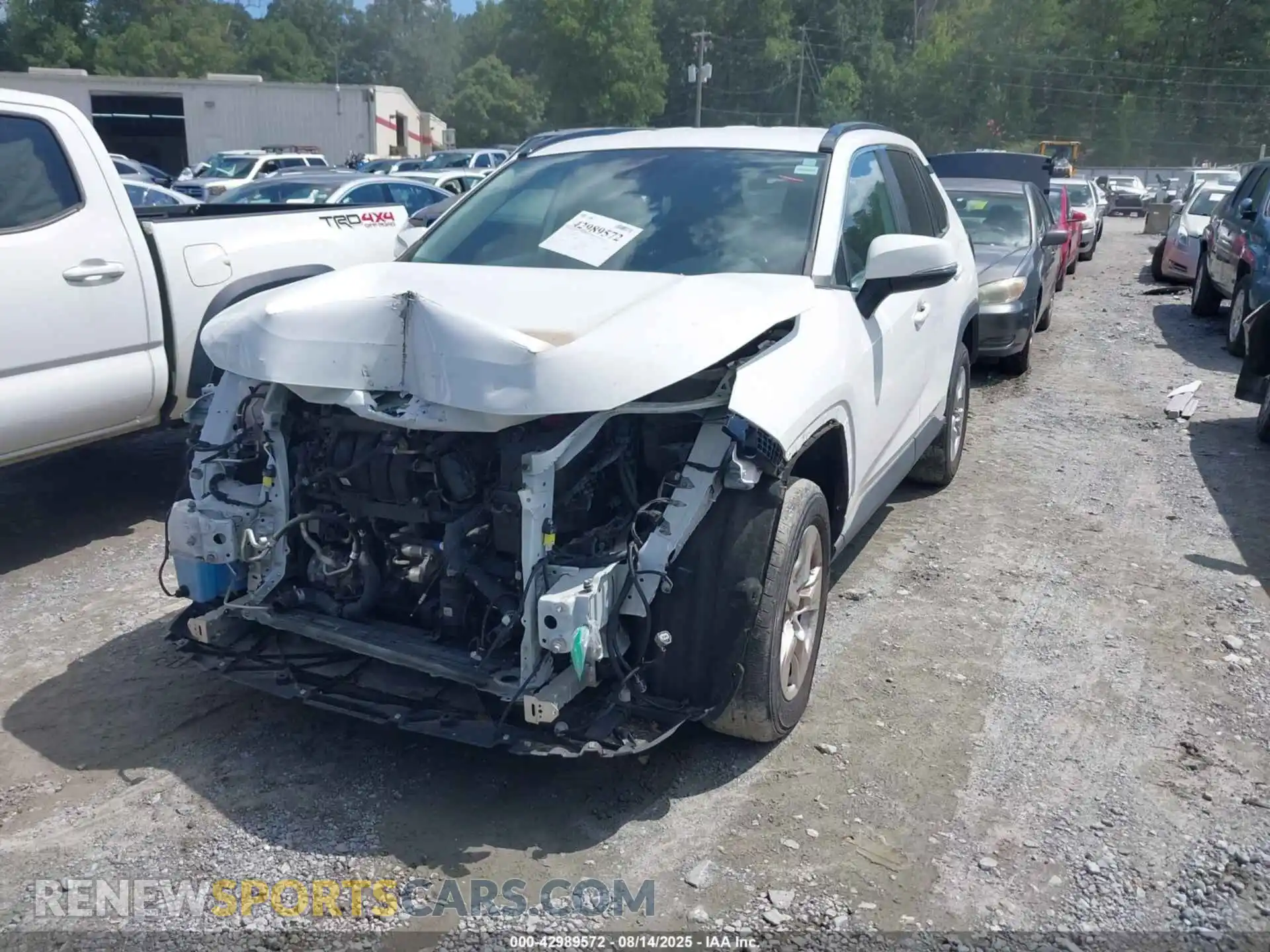 2 Photograph of a damaged car 2T3W1RFV8MC095277 TOYOTA RAV4 2021