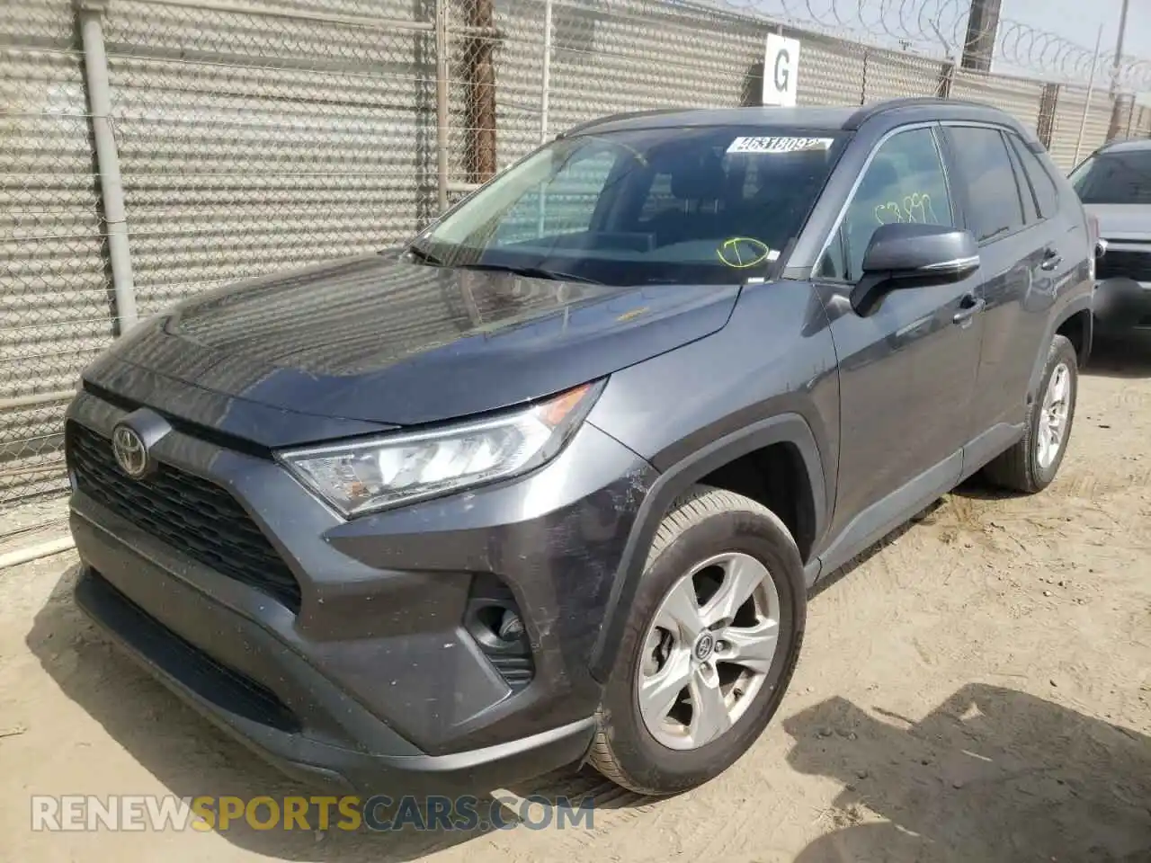 2 Photograph of a damaged car 2T3W1RFV8MC097594 TOYOTA RAV4 2021
