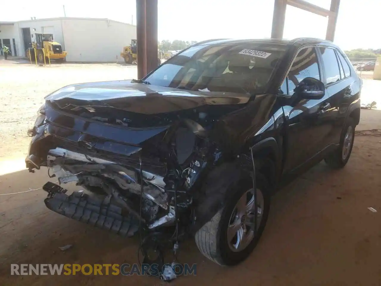 2 Photograph of a damaged car 2T3W1RFV8MC114491 TOYOTA RAV4 2021