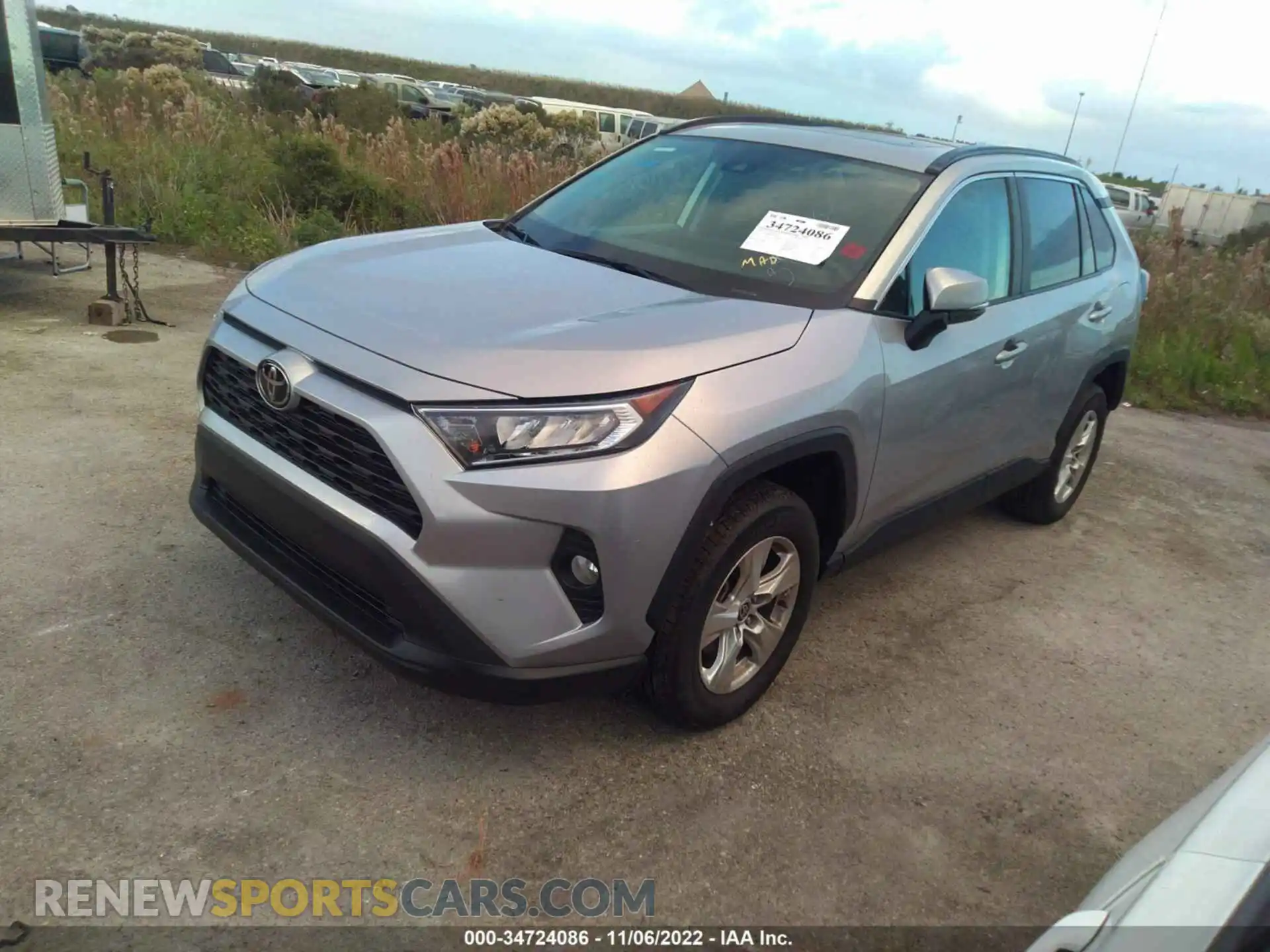 2 Photograph of a damaged car 2T3W1RFV8MC147636 TOYOTA RAV4 2021