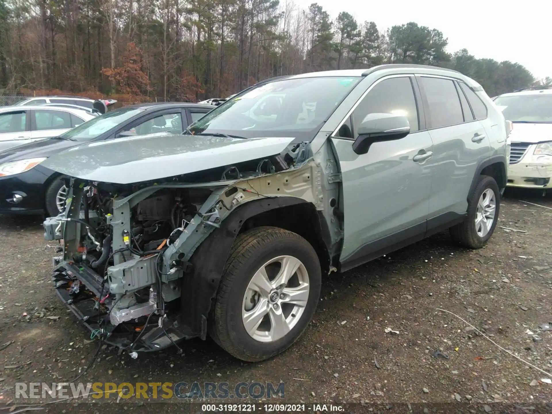 2 Photograph of a damaged car 2T3W1RFV8MW124596 TOYOTA RAV4 2021