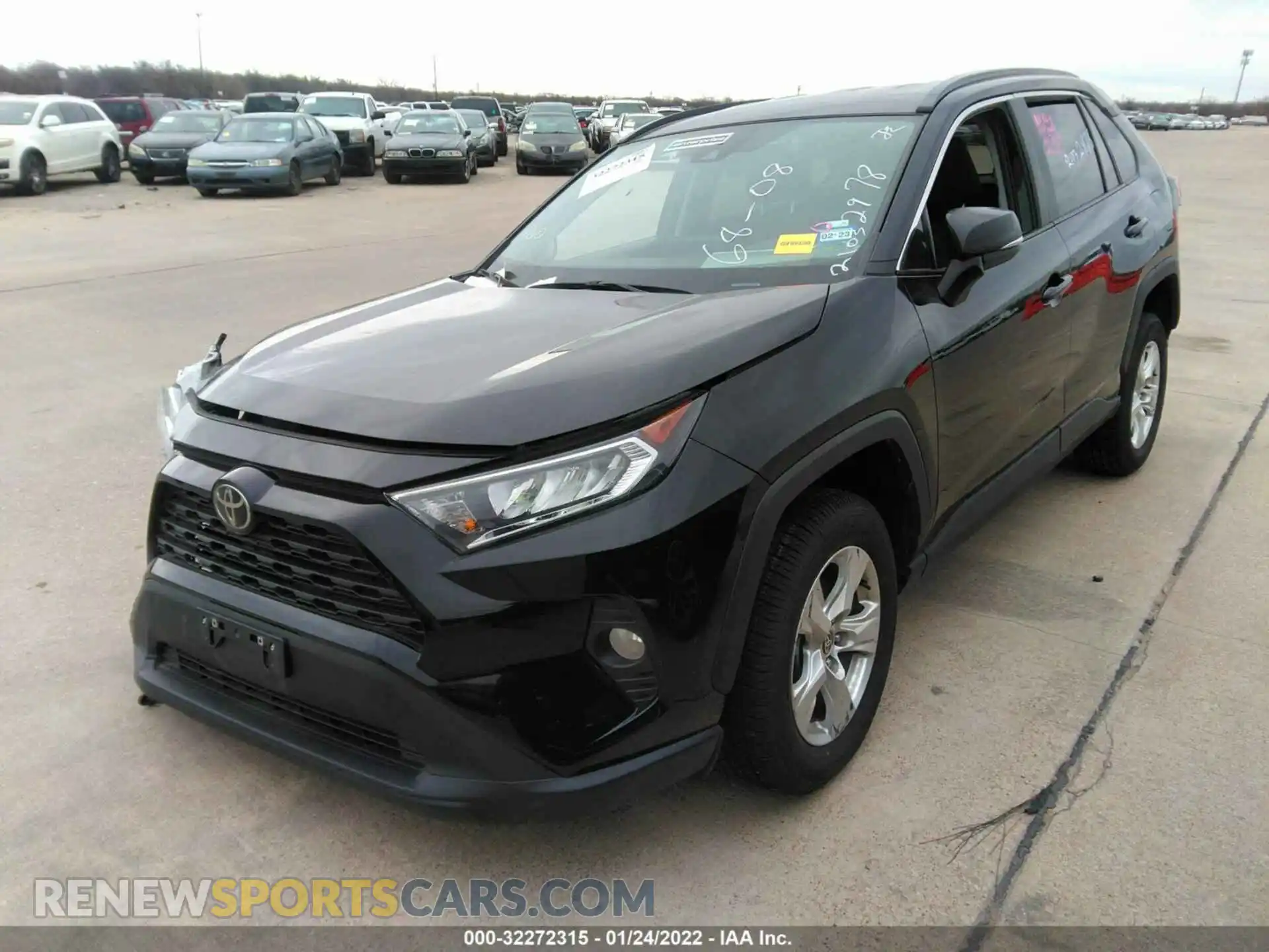 2 Photograph of a damaged car 2T3W1RFV8MW136070 TOYOTA RAV4 2021
