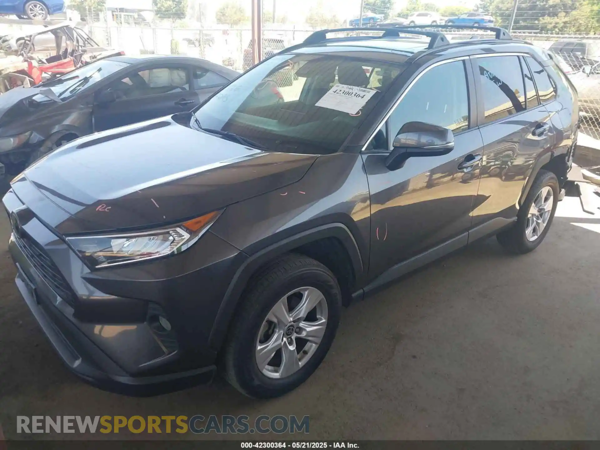 2 Photograph of a damaged car 2T3W1RFV8MW137252 TOYOTA RAV4 2021