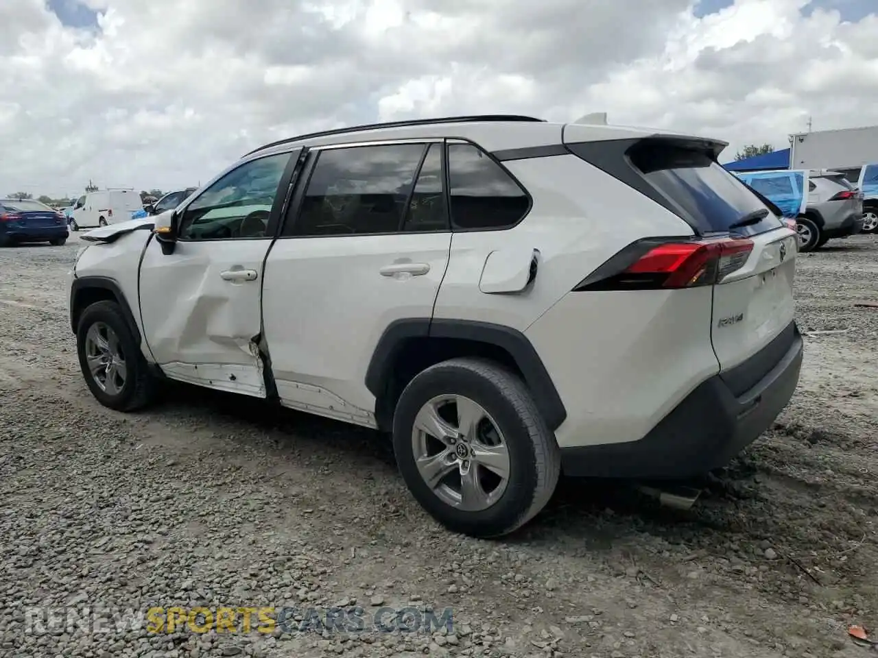 2 Photograph of a damaged car 2T3W1RFV8MW160367 TOYOTA RAV4 2021
