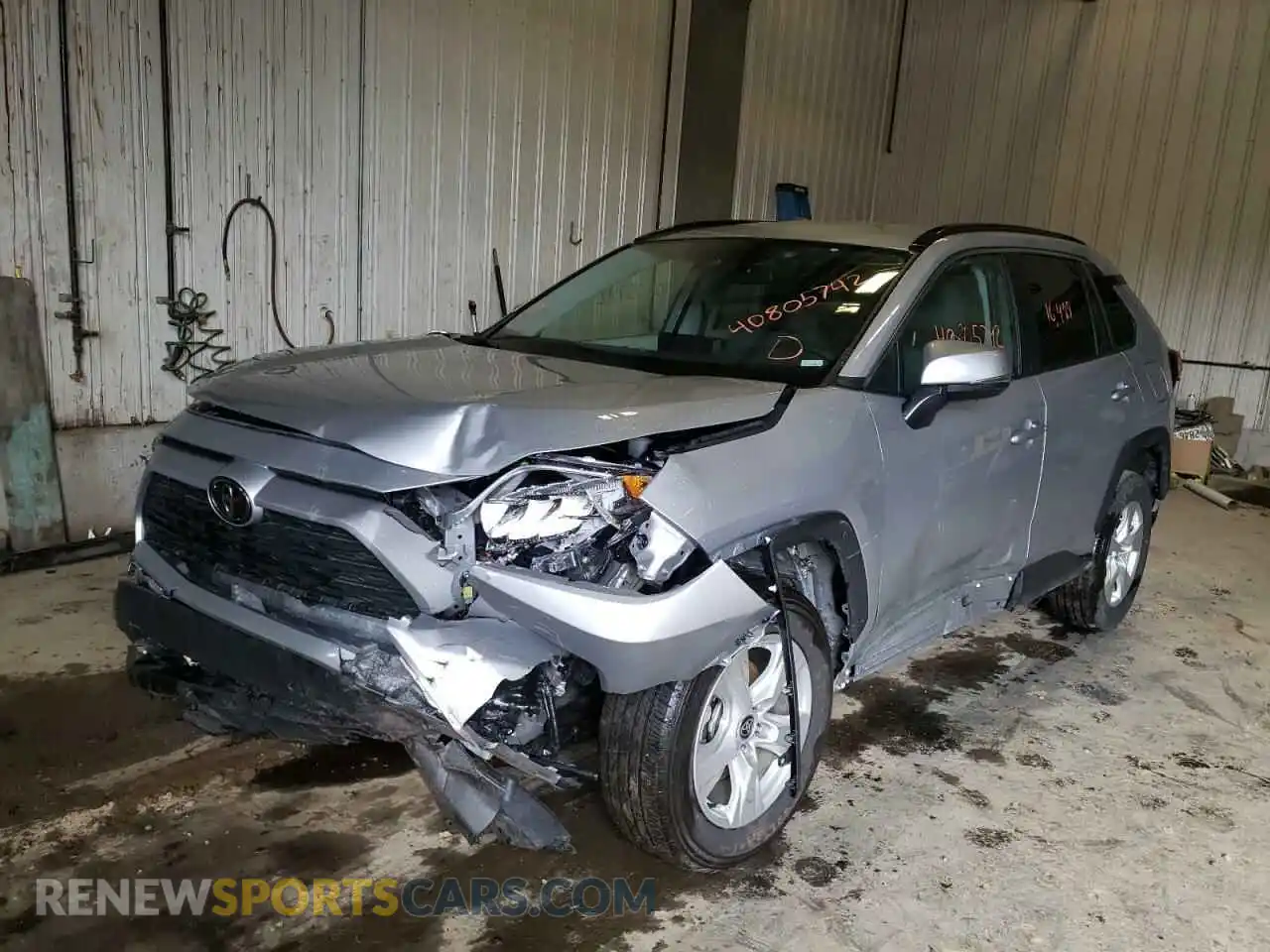 2 Photograph of a damaged car 2T3W1RFV8MW164273 TOYOTA RAV4 2021
