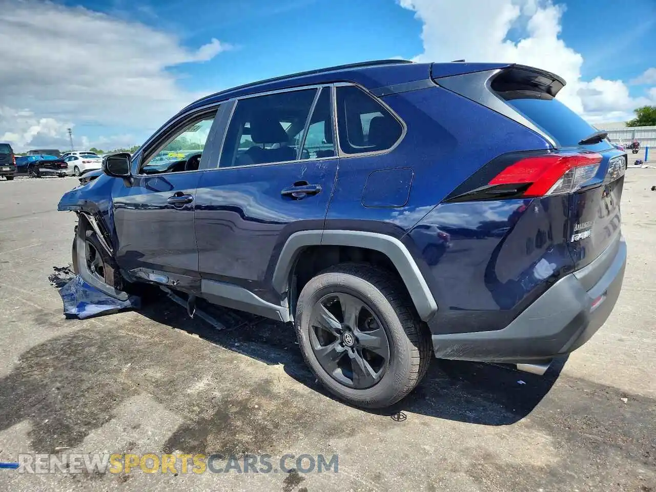 2 Photograph of a damaged car 2T3W1RFV8MW172809 TOYOTA RAV4 2021