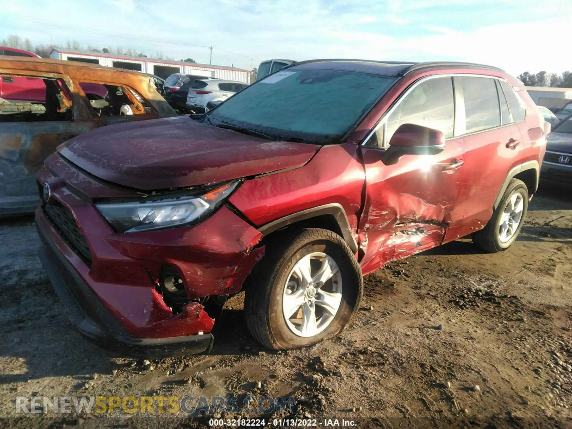 2 Photograph of a damaged car 2T3W1RFV8MW172826 TOYOTA RAV4 2021