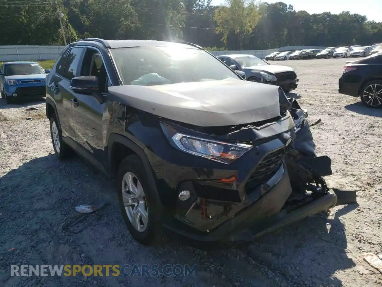 1 fotografías del automóvil dañado 2T3W1RFV8MW174088 TOYOTA RAV4 2021