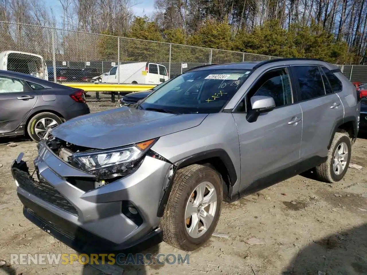 1 Photograph of a damaged car 2T3W1RFV9MC096812 TOYOTA RAV4 2021