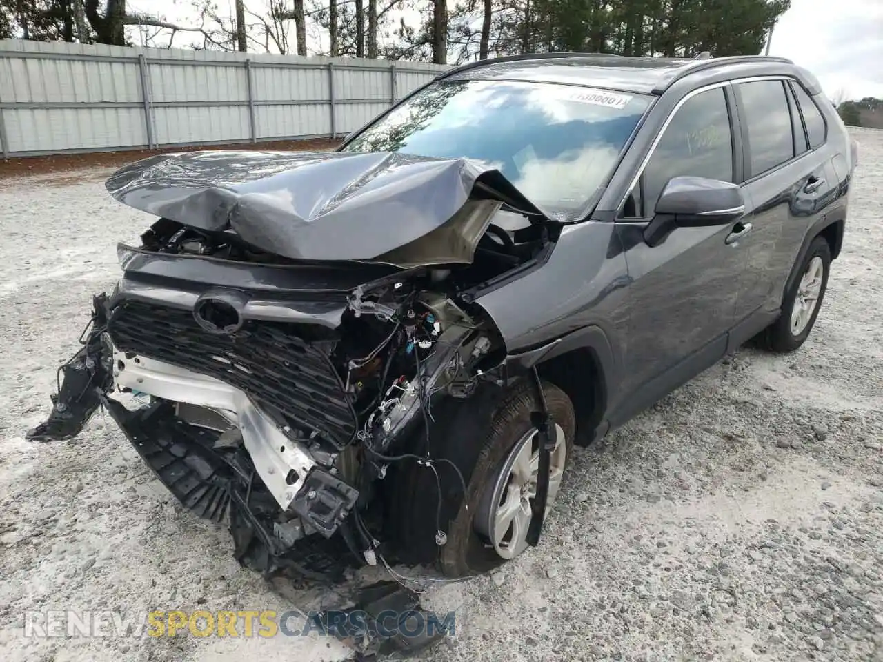 2 Photograph of a damaged car 2T3W1RFV9MC102687 TOYOTA RAV4 2021