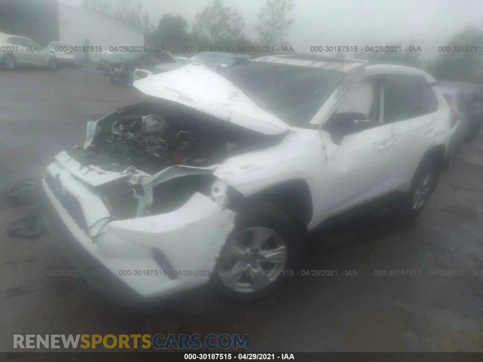 2 Photograph of a damaged car 2T3W1RFV9MC105654 TOYOTA RAV4 2021