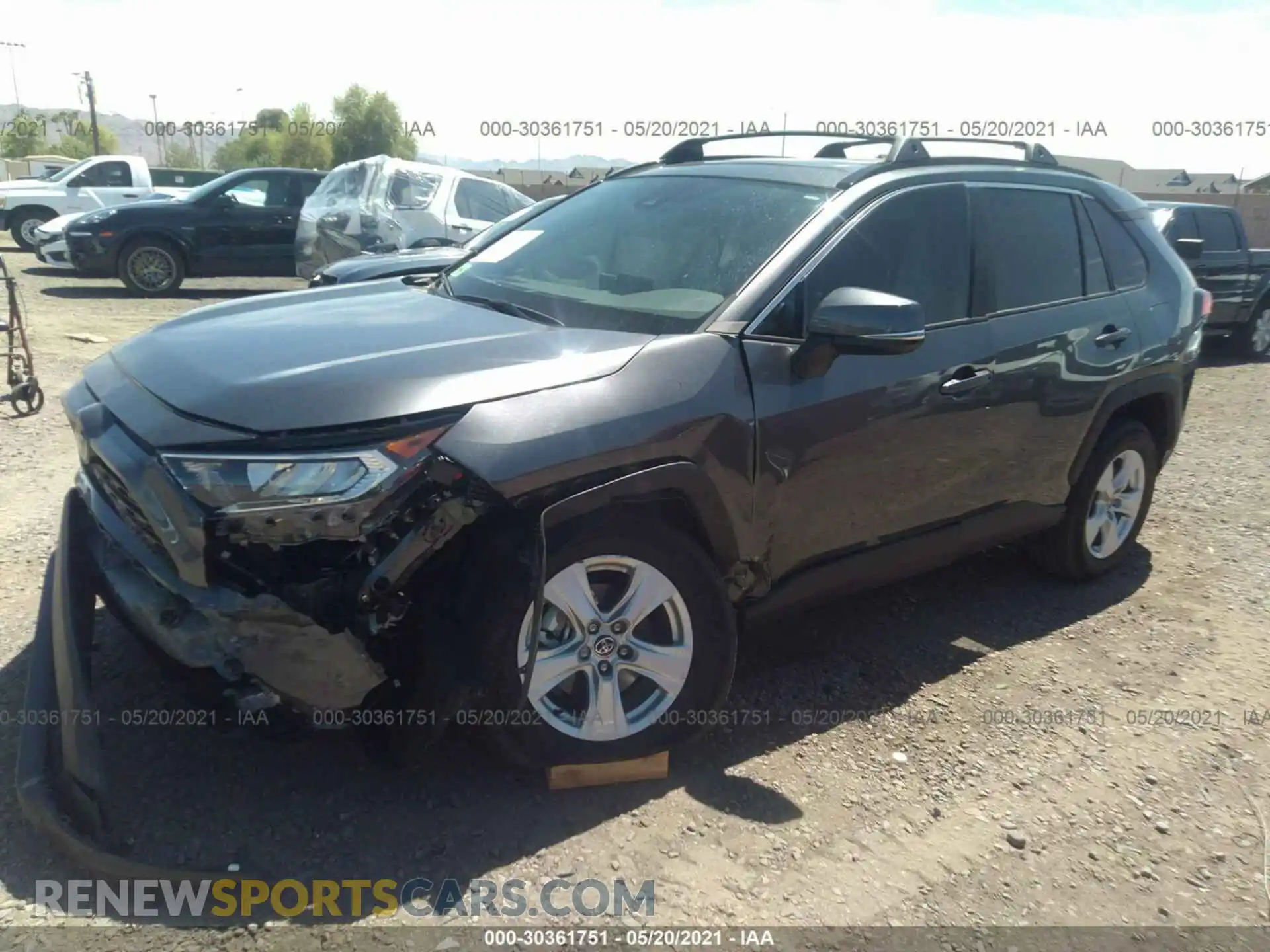 2 Photograph of a damaged car 2T3W1RFV9MC121174 TOYOTA RAV4 2021
