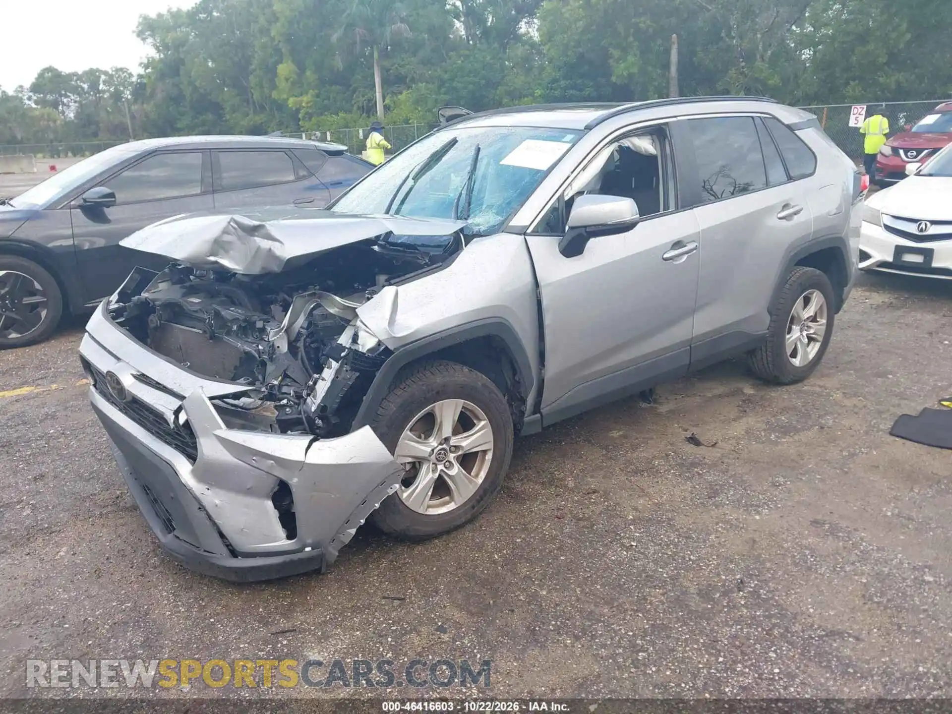 2 fotografías del automóvil dañado 2T3W1RFV9MC134510 TOYOTA RAV4 2021