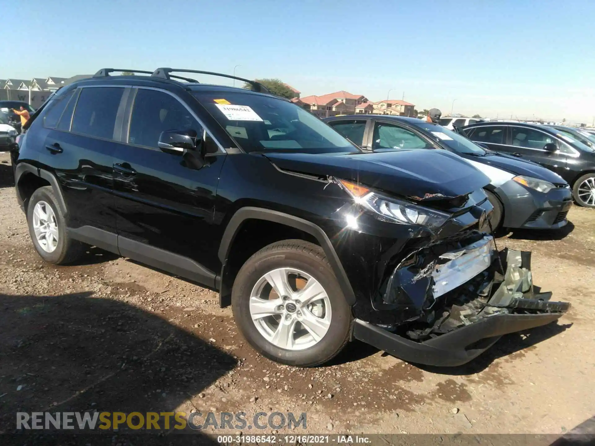 1 Photograph of a damaged car 2T3W1RFV9MC145488 TOYOTA RAV4 2021